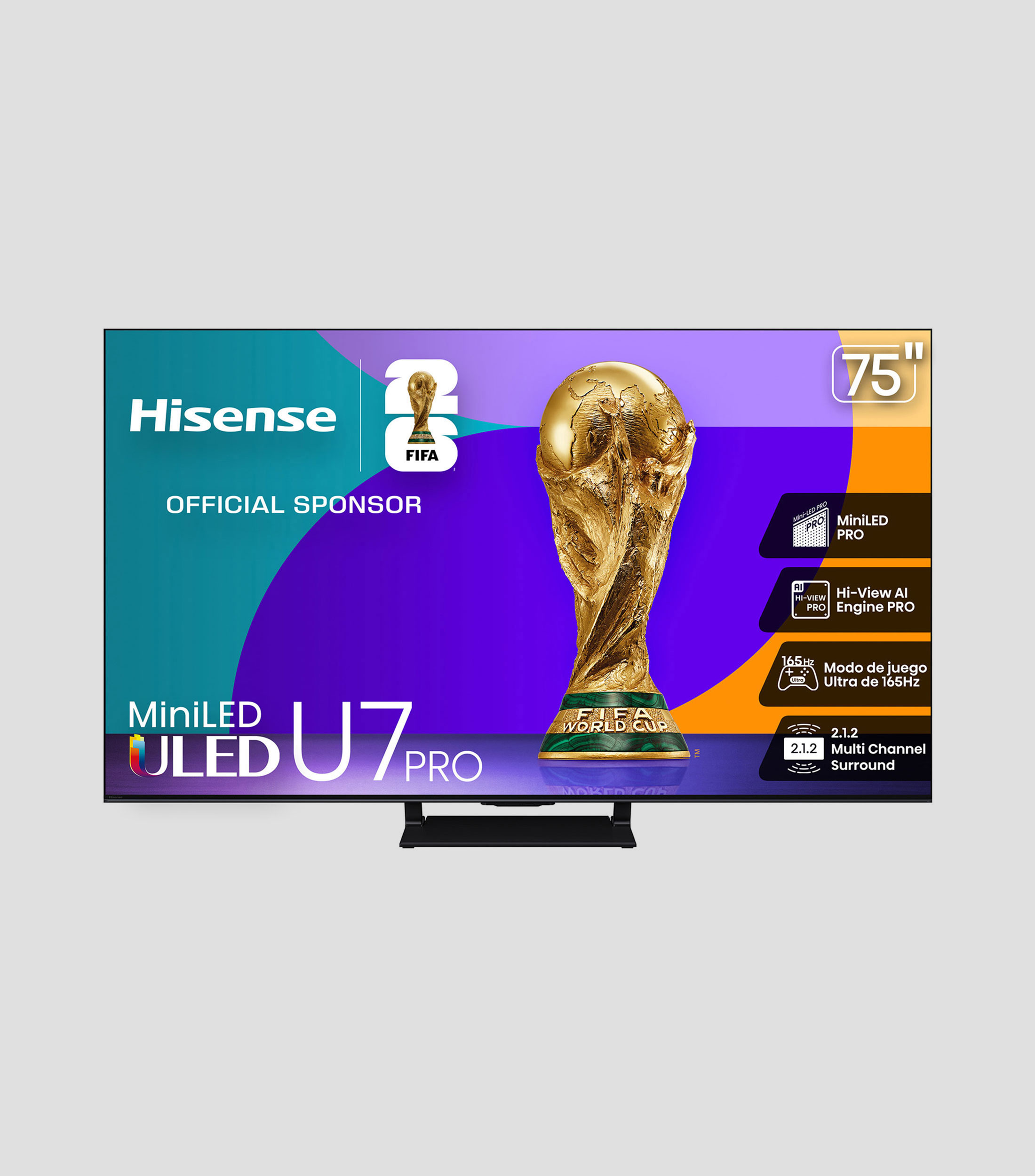 Pantalla 75 Pulgadas Plana ULED Mini-LED PRO U7QG PRO