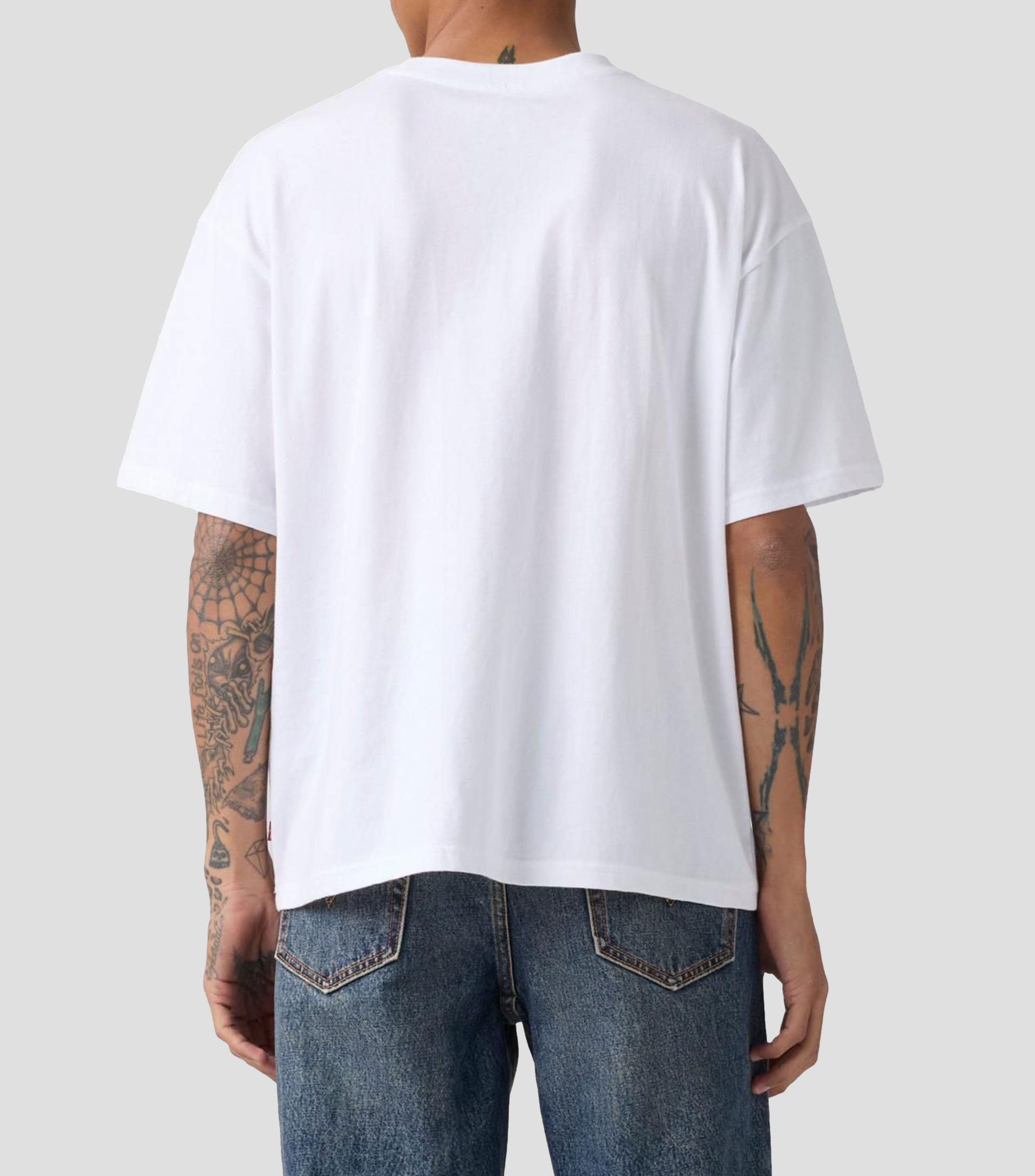 Playera cuello redondo manga corta estampada Hombre