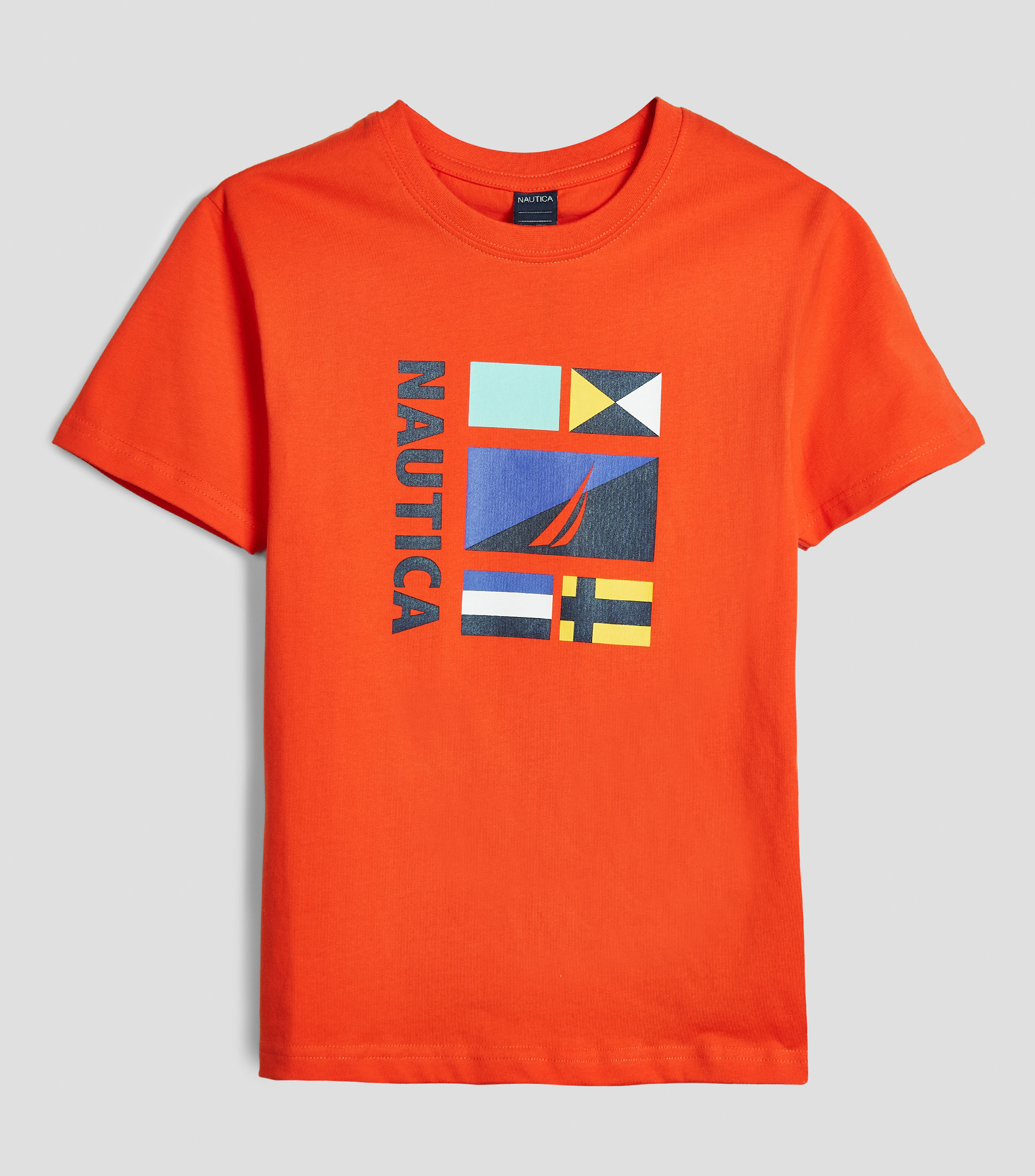 Playera estampada manga corta Nino