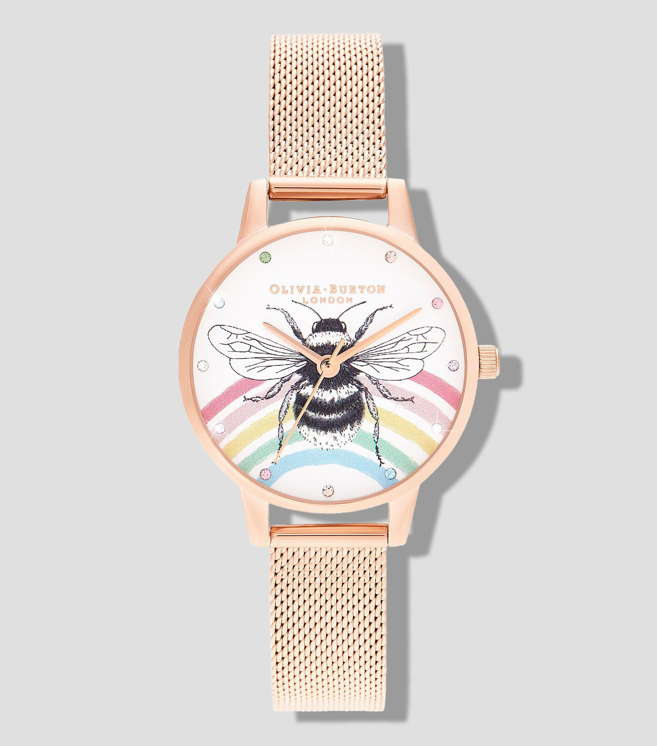 Reloj para Mujer Illustrated Animals Casual, Rosa