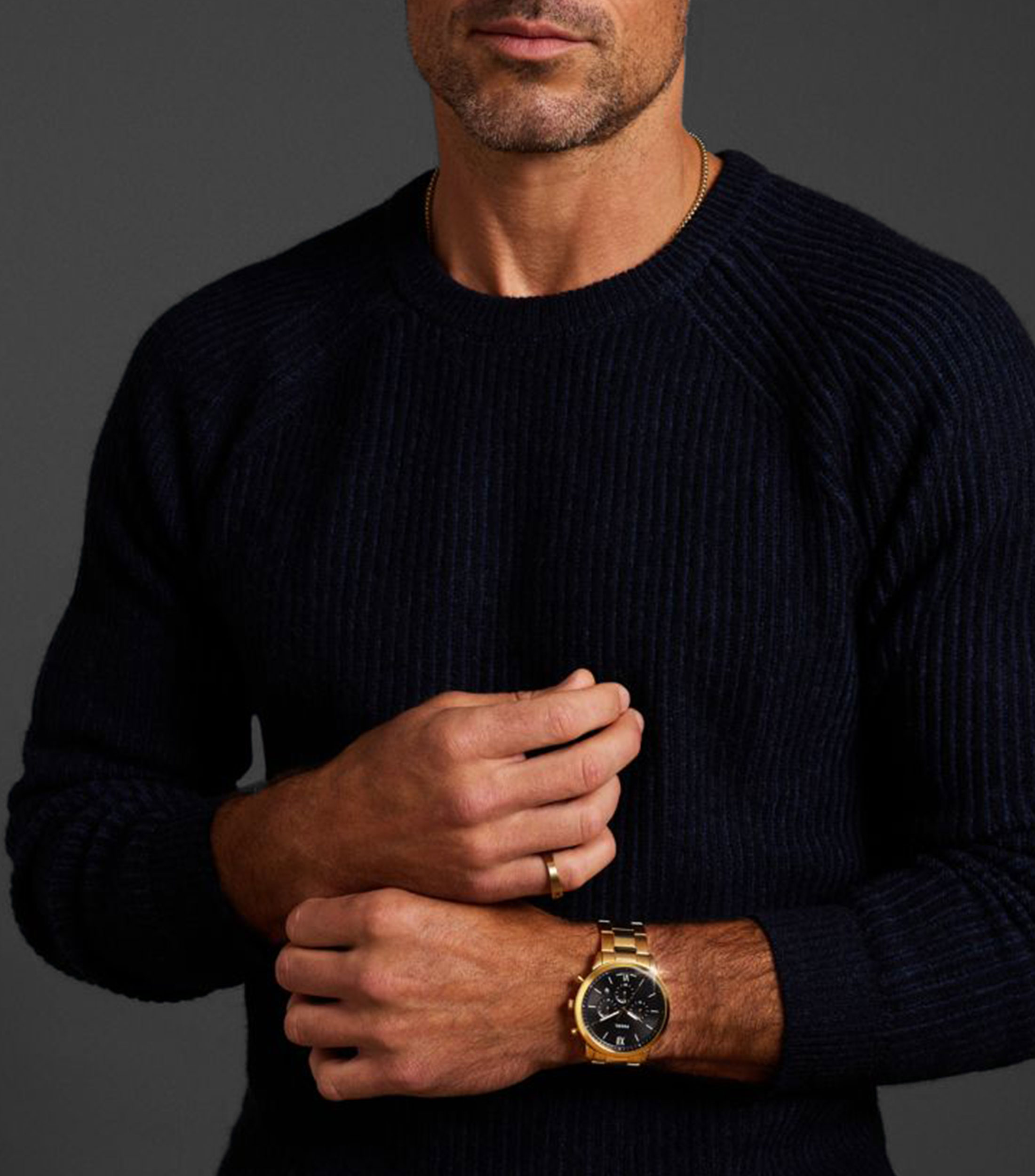 Reloj para Hombre Neutra Casual Dorado