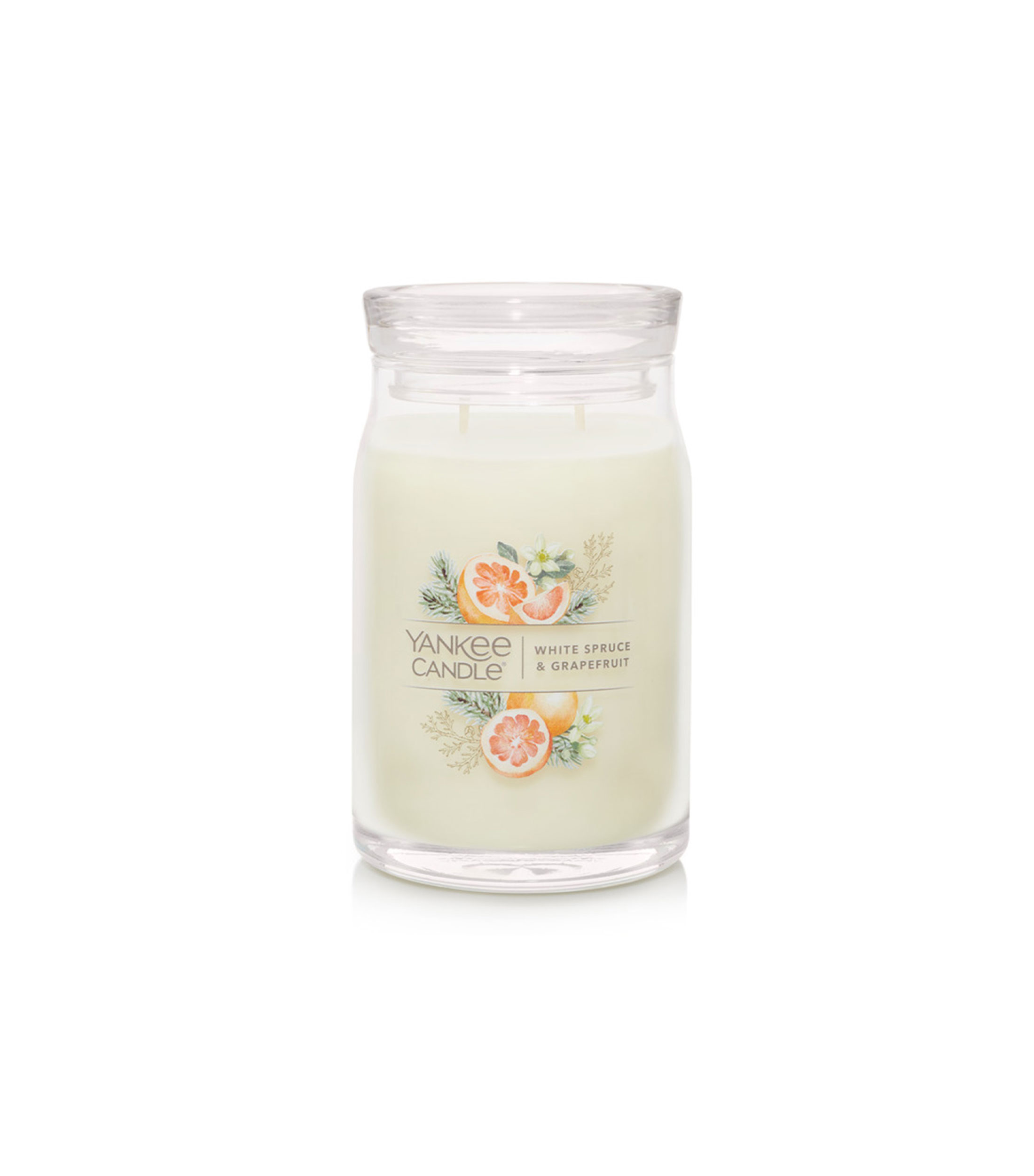Vela Jar Yankee L SpruceampGrapefruit