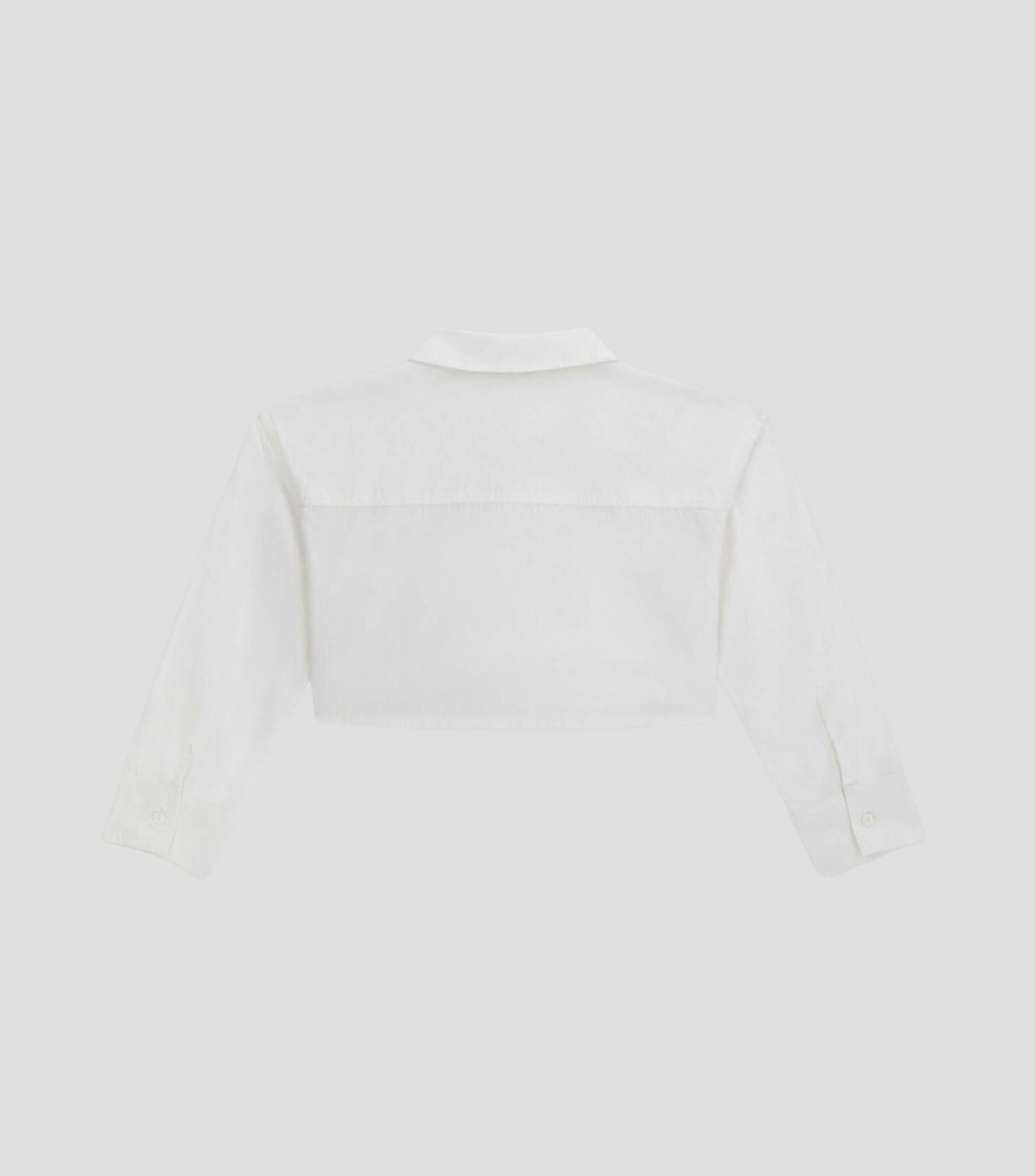 Blusa lisa manga larga Niña