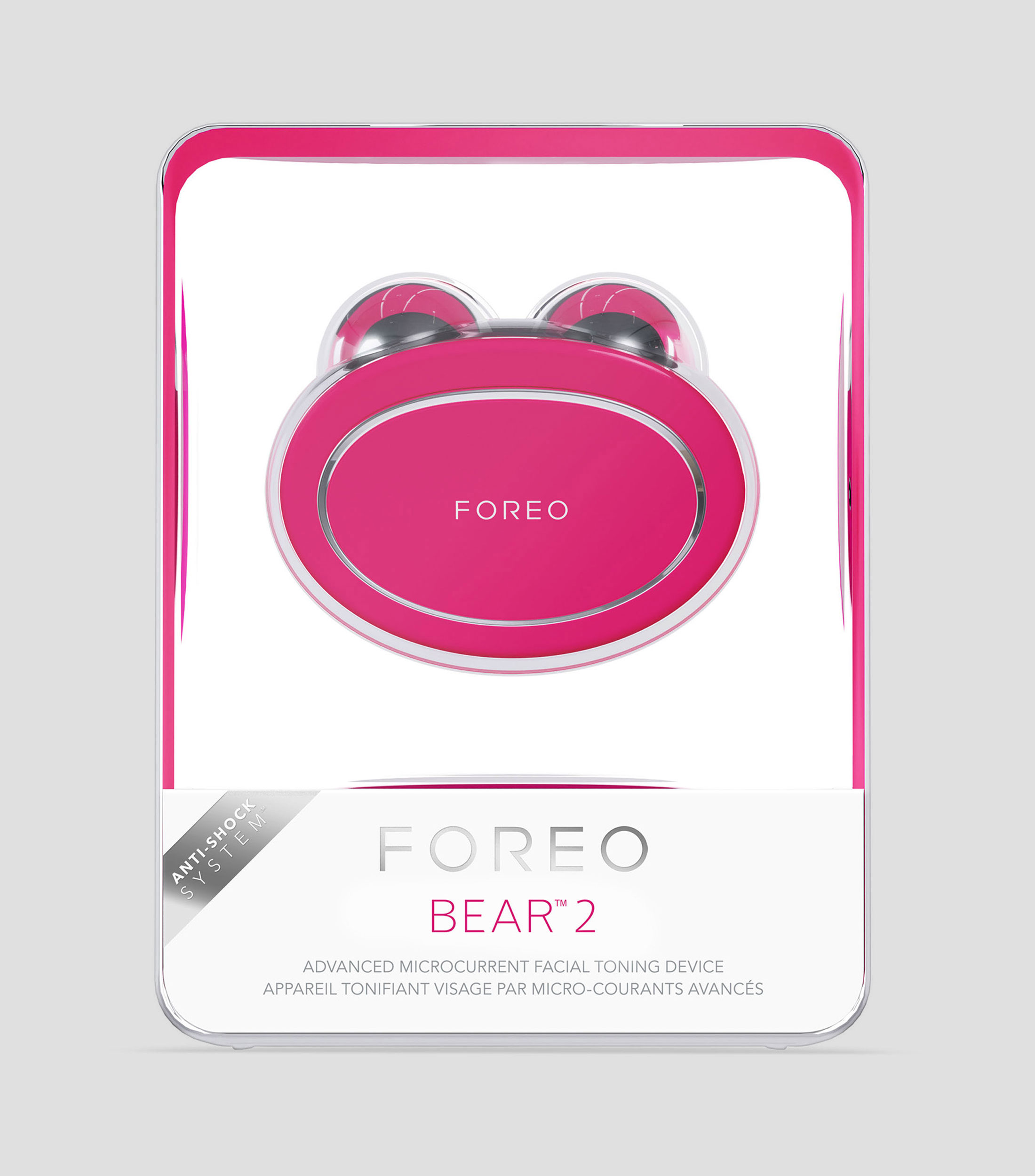 Tonificador facial de microcorrientes BEAR 2 Fuchsia