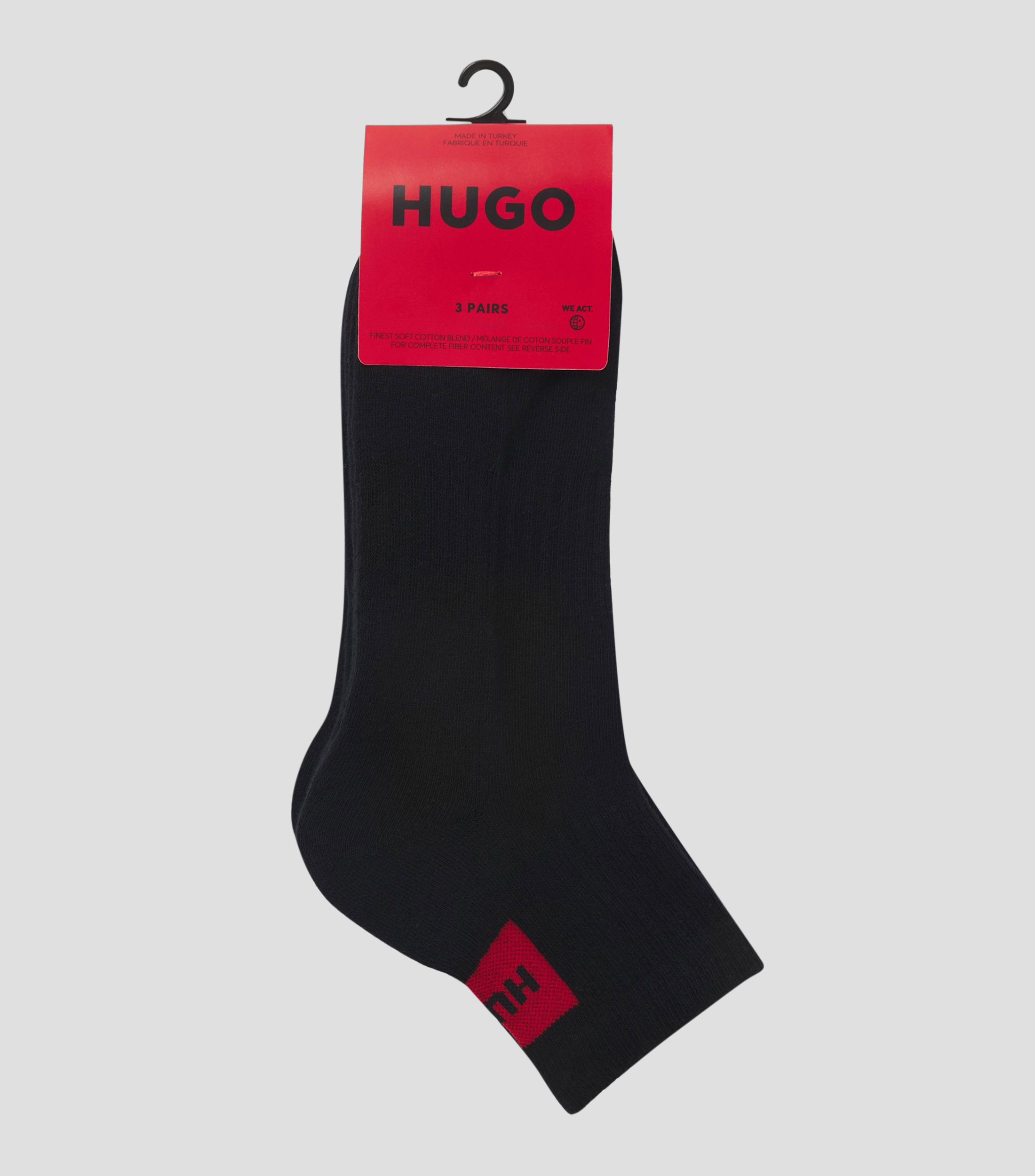 Set de 3 calcetines tobilleros Hombre