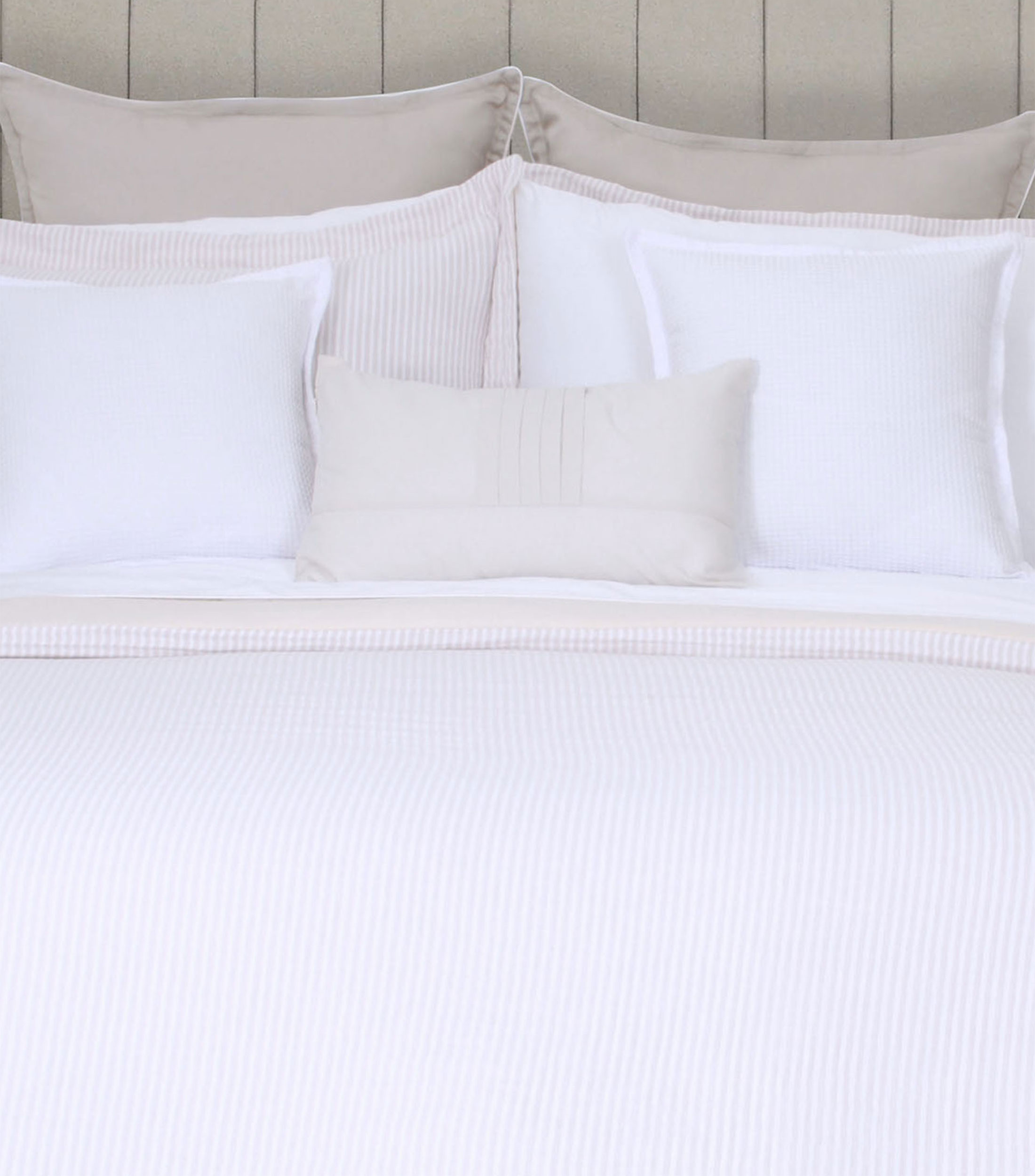 Funda para Almohada con relleno Euro de Algodón Dorte Blanca