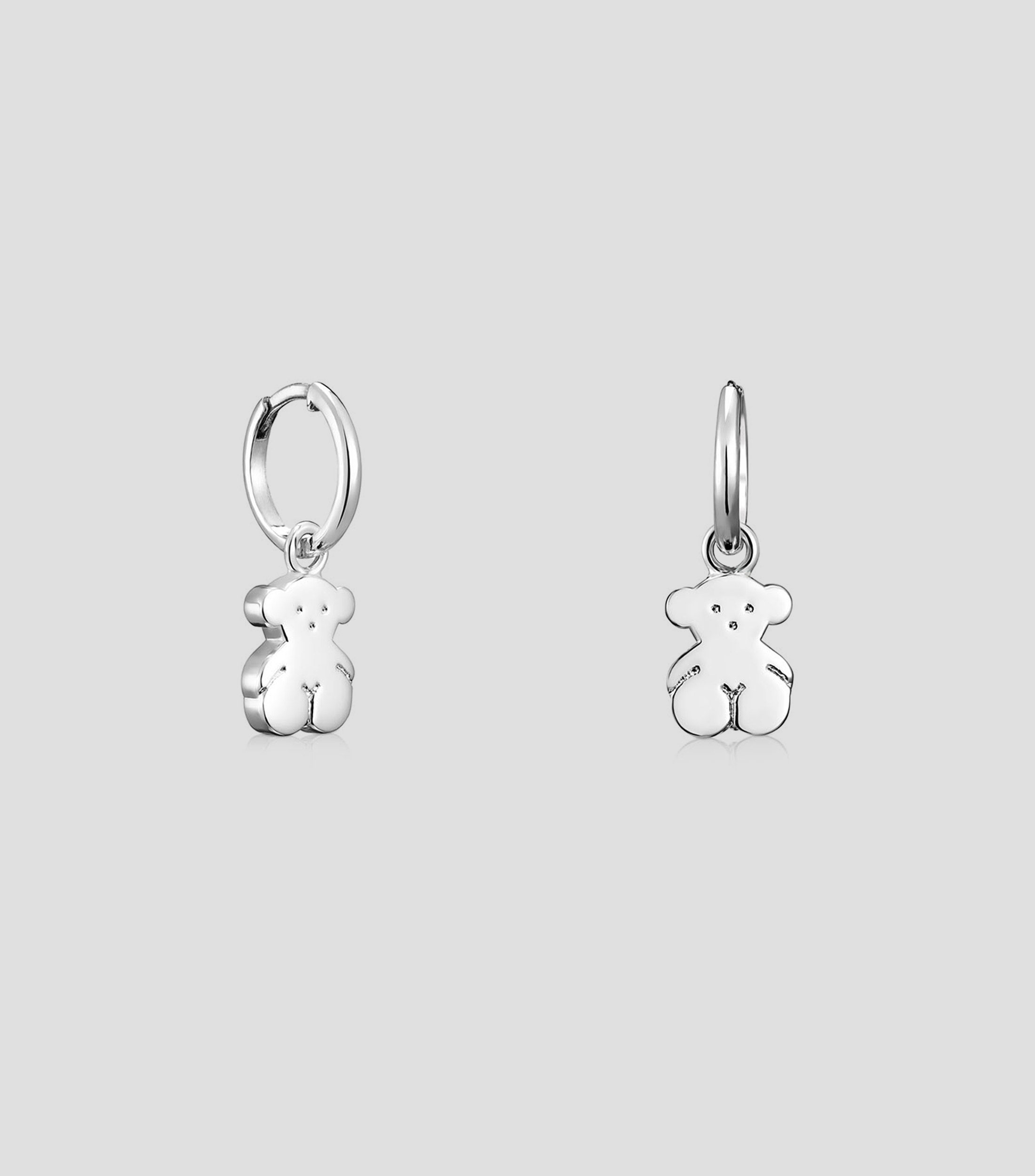 Aretes en plata Aro con Oso Sweet Dolls Mujer