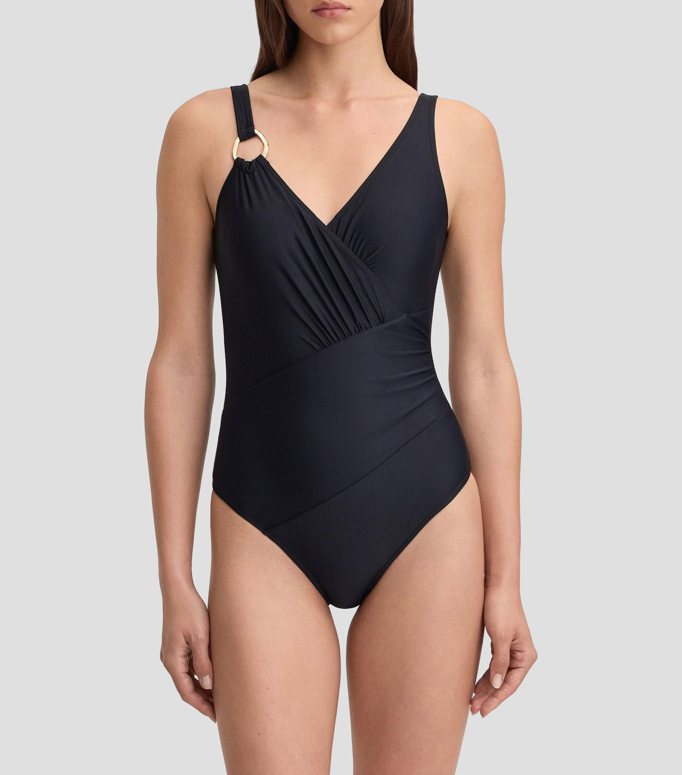 Traje de baño liso Mujer
