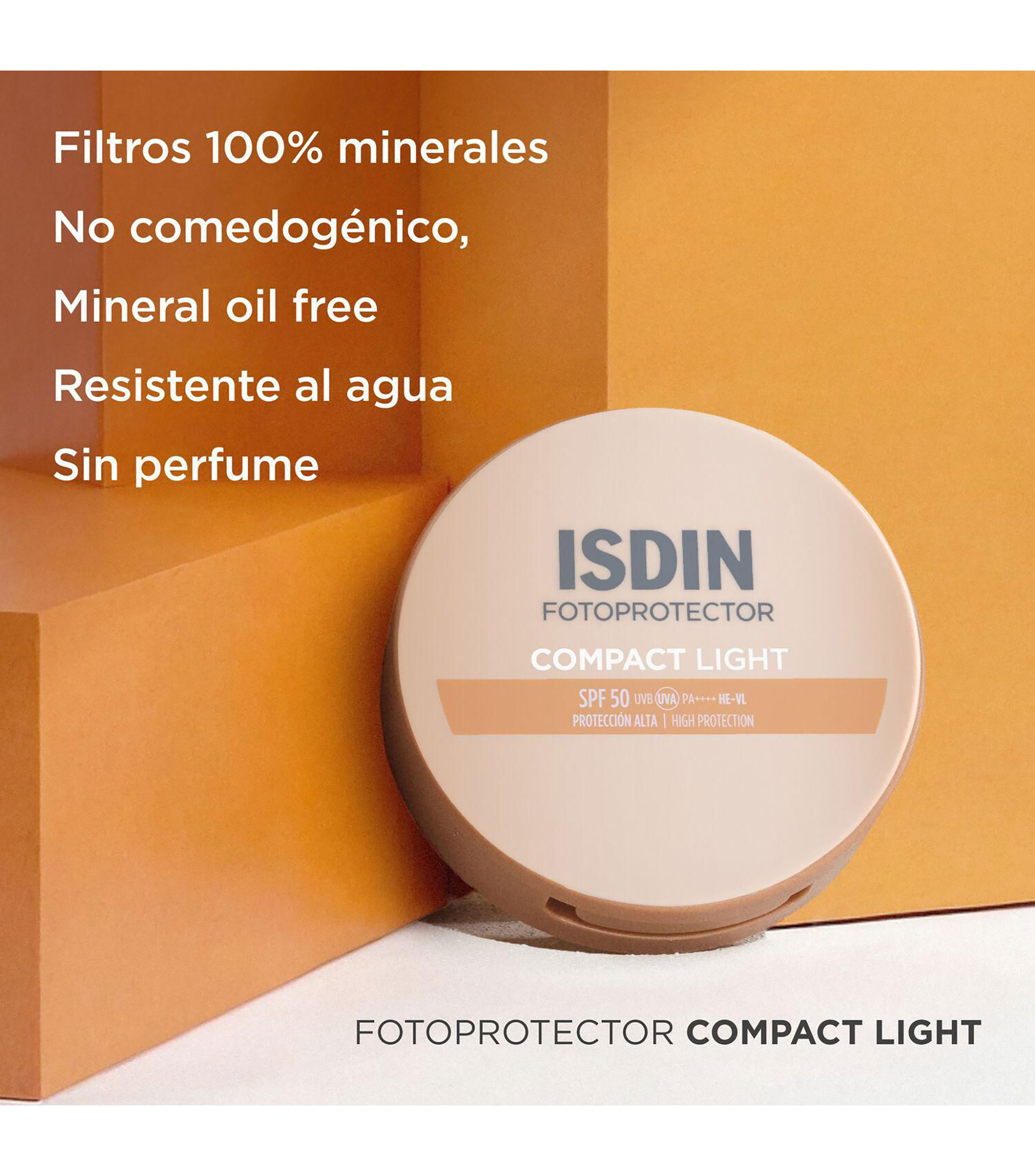 Fotoprotector Compact Light SPF 50, 10 g