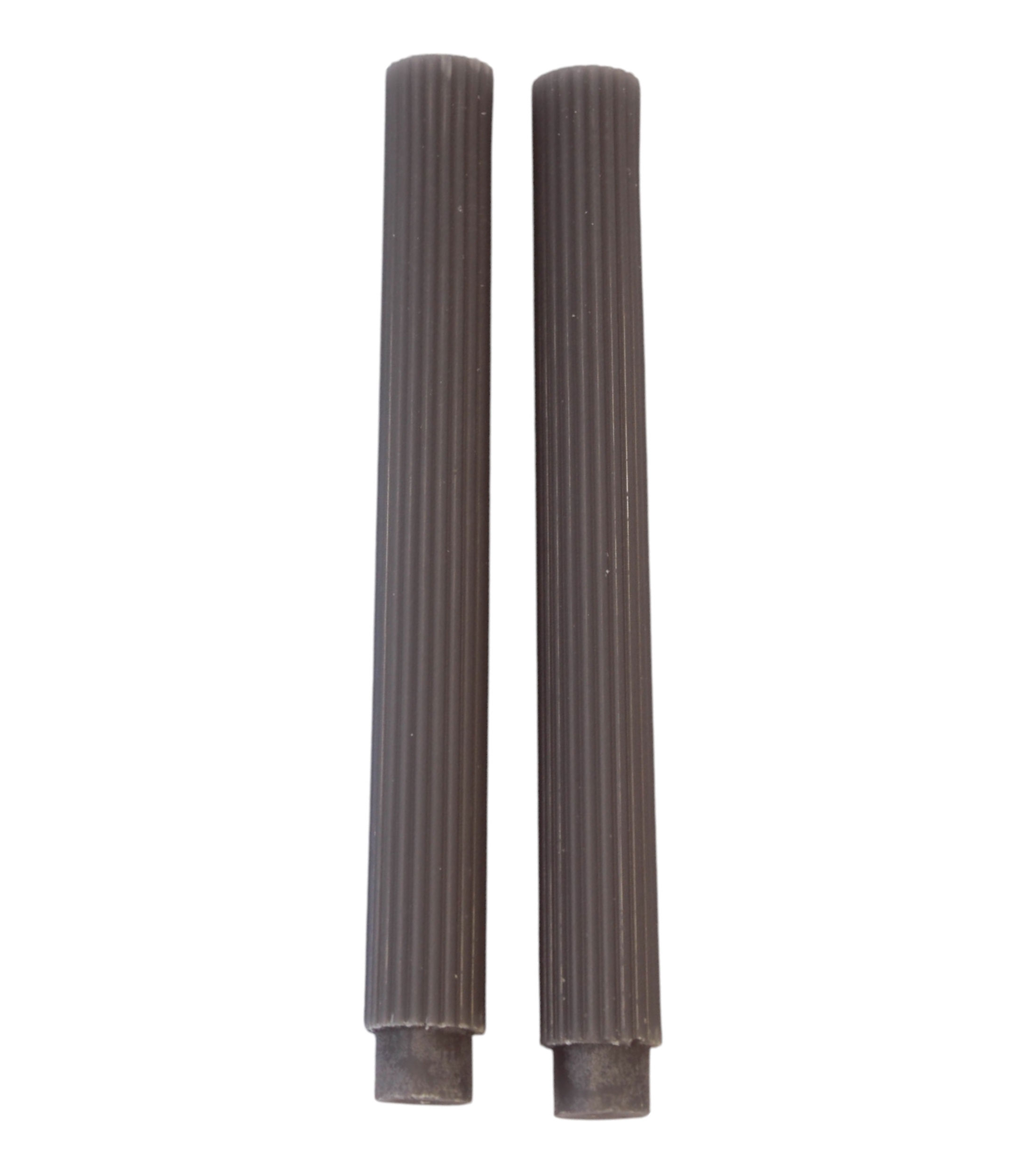 Set 2 velas decorativas Grecian, gris