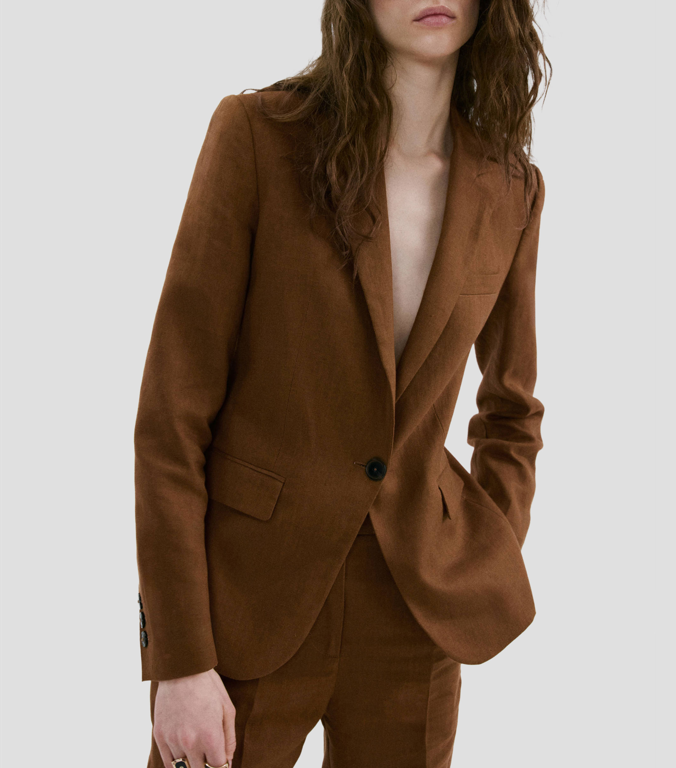 Saco sólido Mujer