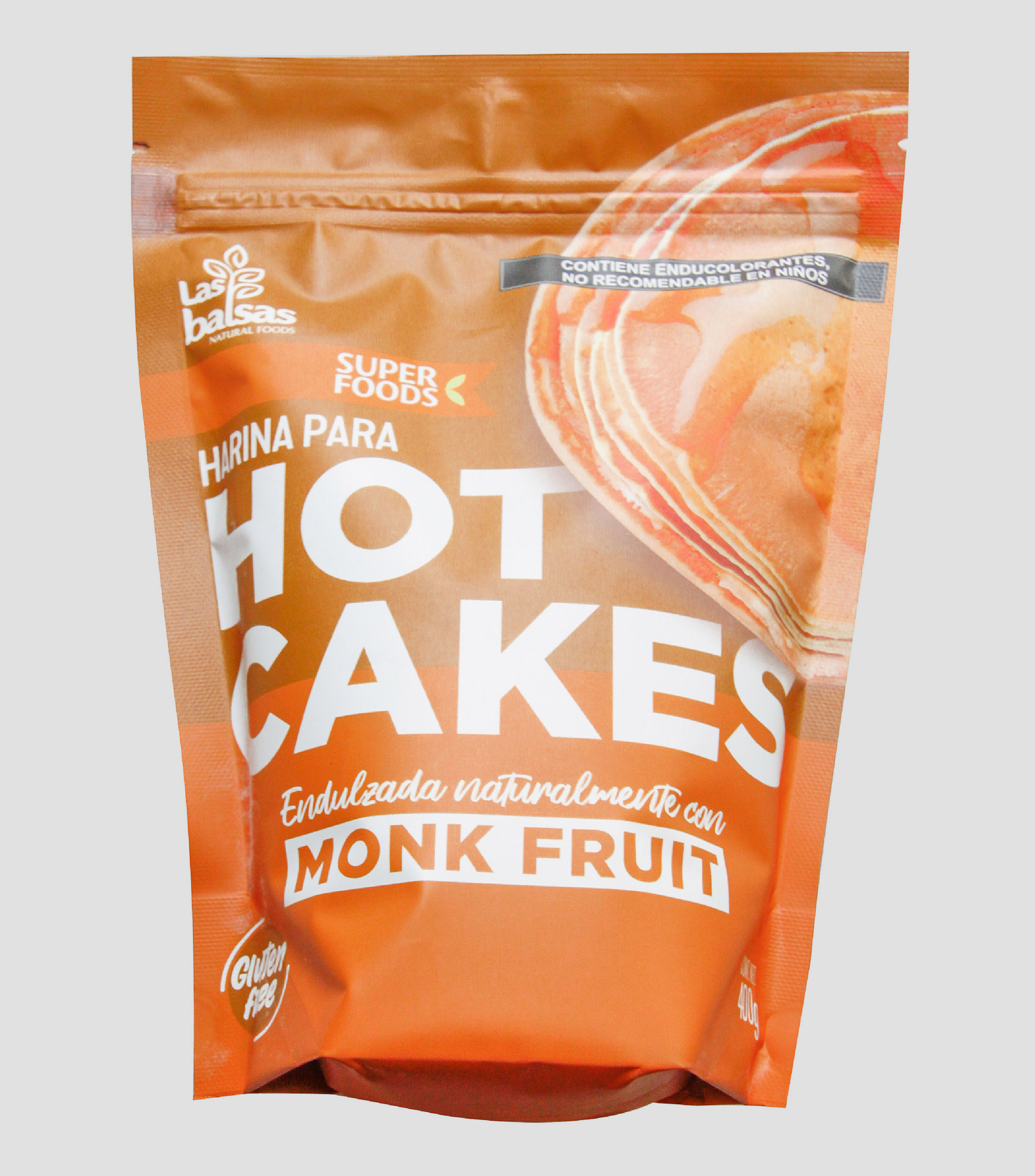Harina para Hot Cakes Endulzada con Monk Fruit, 400 g