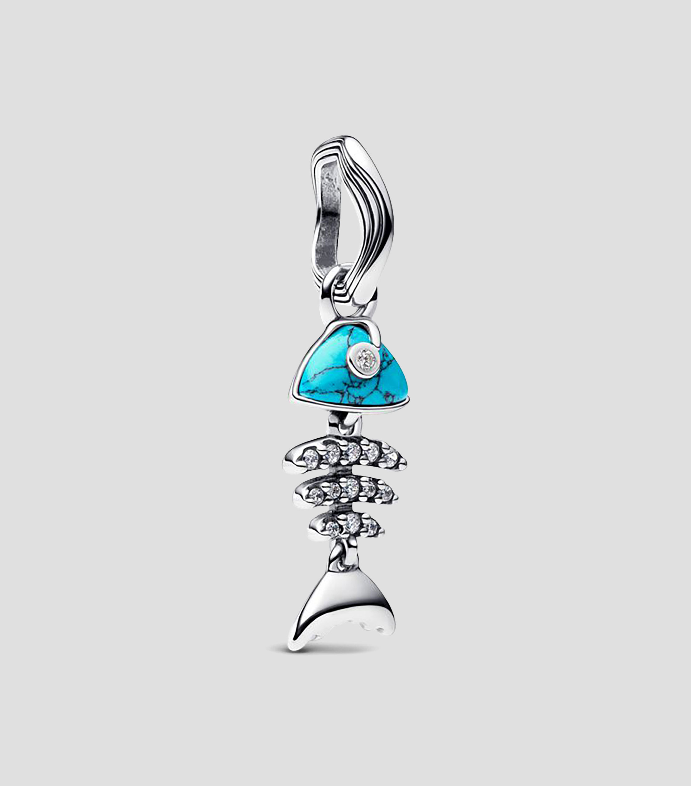 Charm en plata .925 Espina de Pescado Unisex