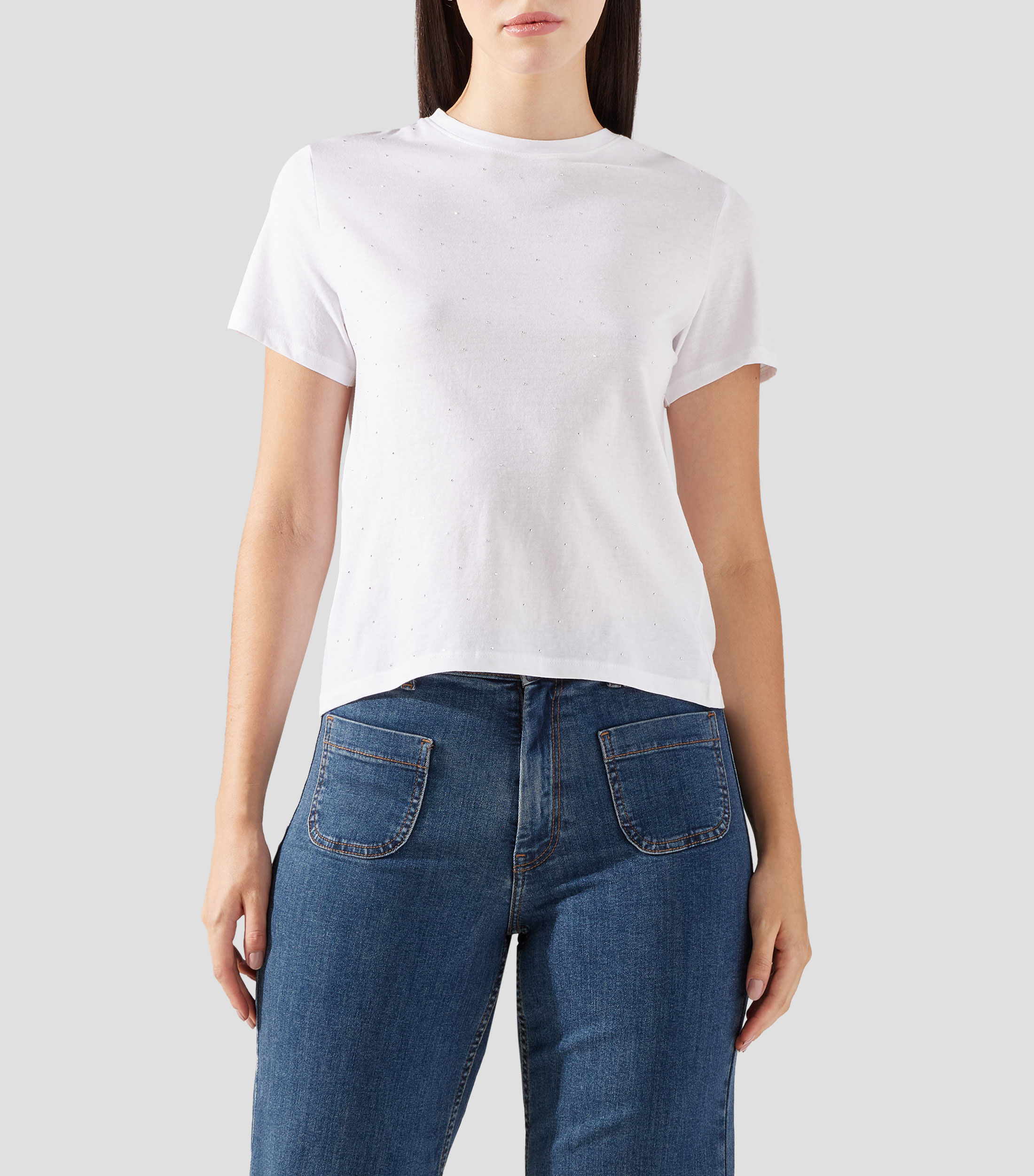 Playera cuello redondo manga corta fantasía Mujer