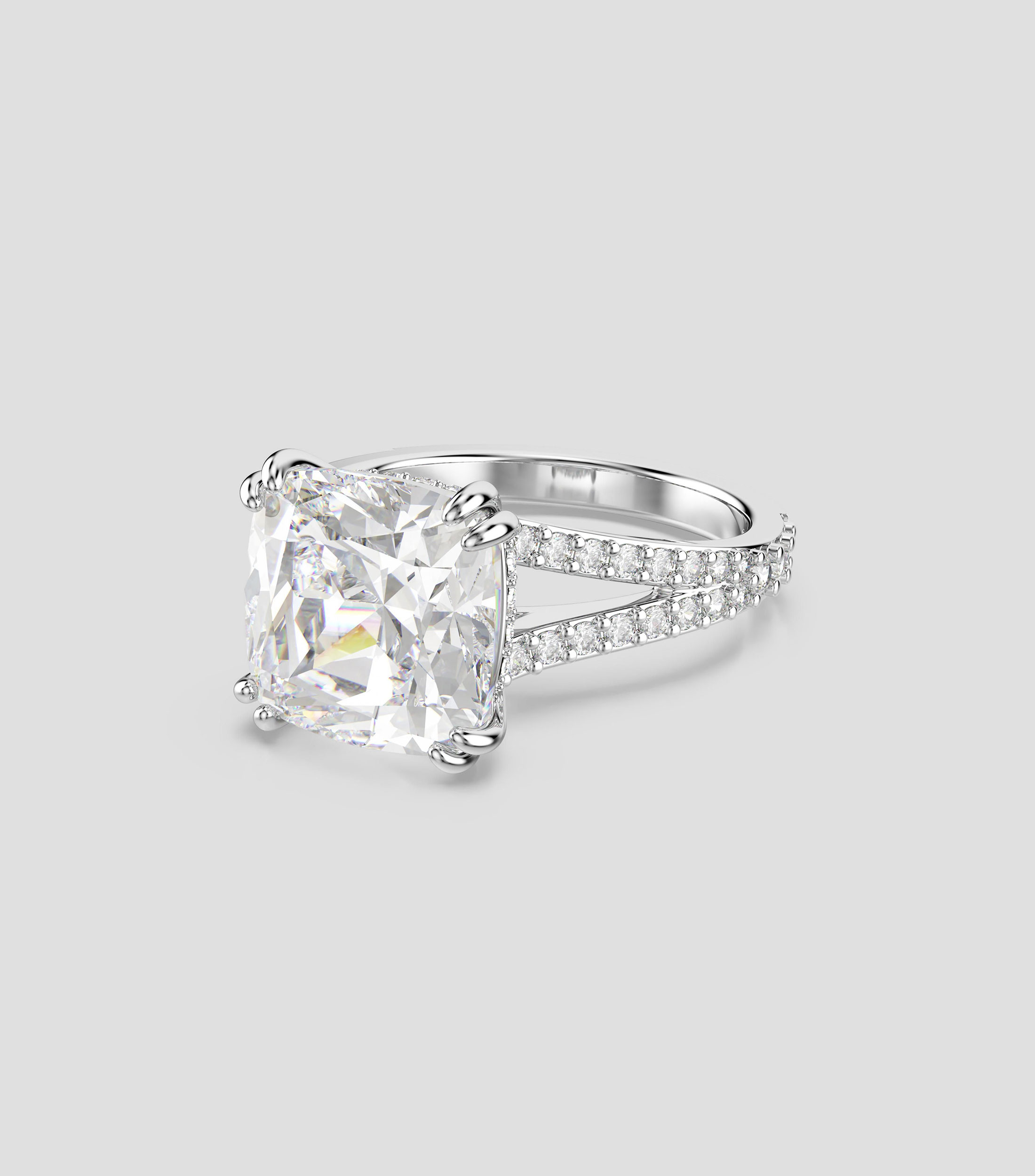 Anillo Stilla con piedra de corte cuadrado Mujer