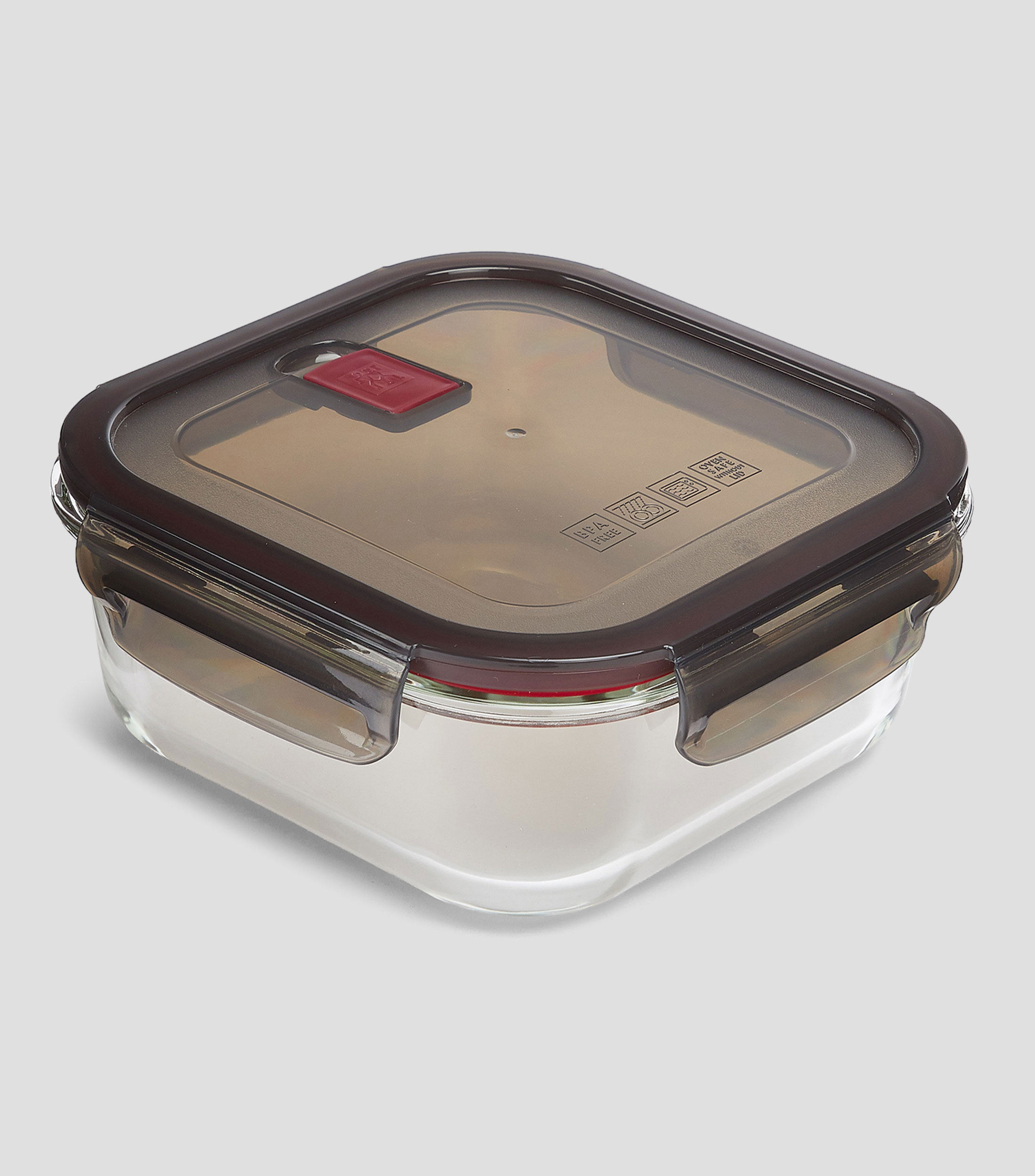 Contenedor Cuadrado de Vidrio 1.1 L