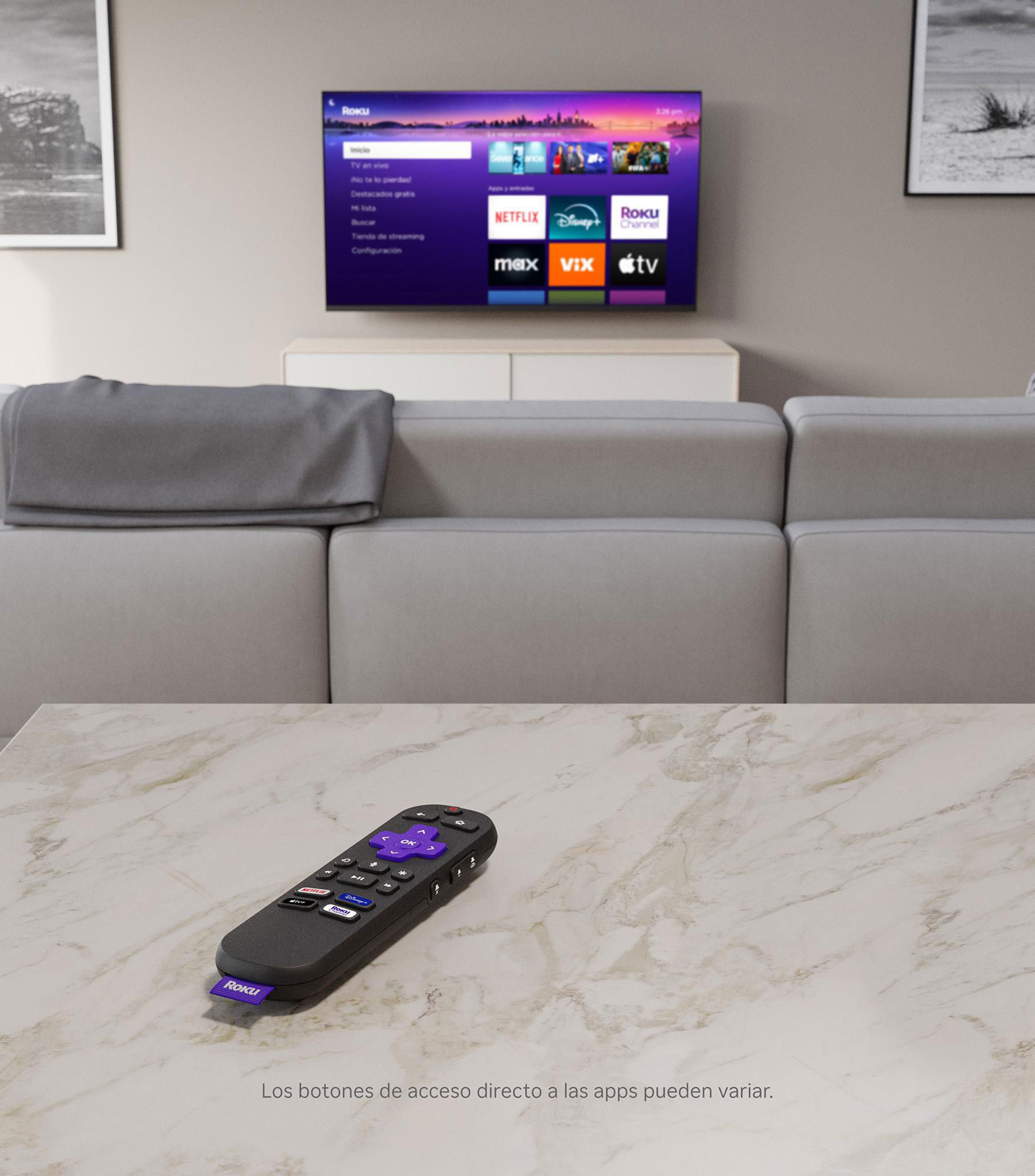 Control remoto por voz Roku