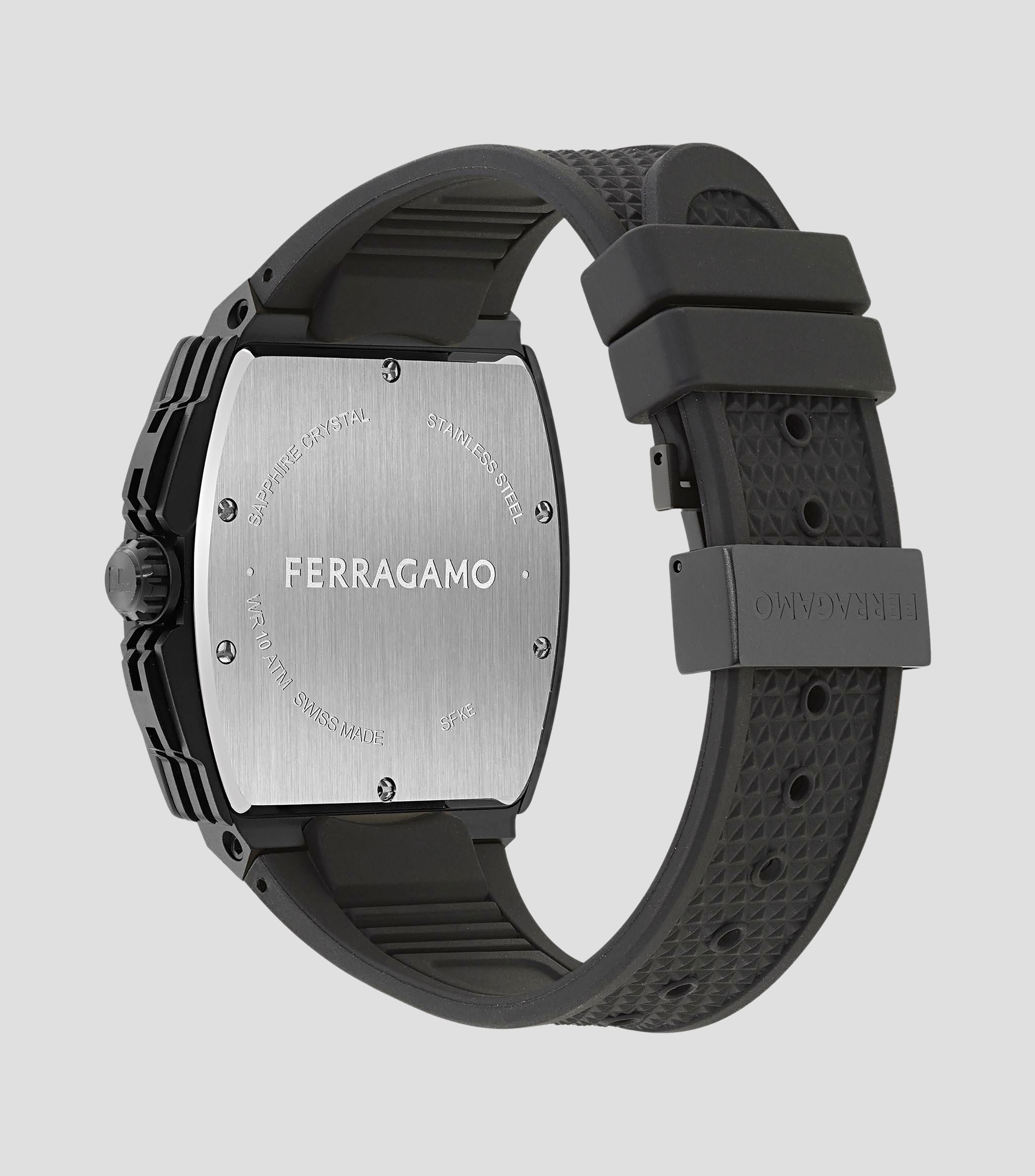 Reloj para Hombre F-80 Tonneau Chrono casual, Negro