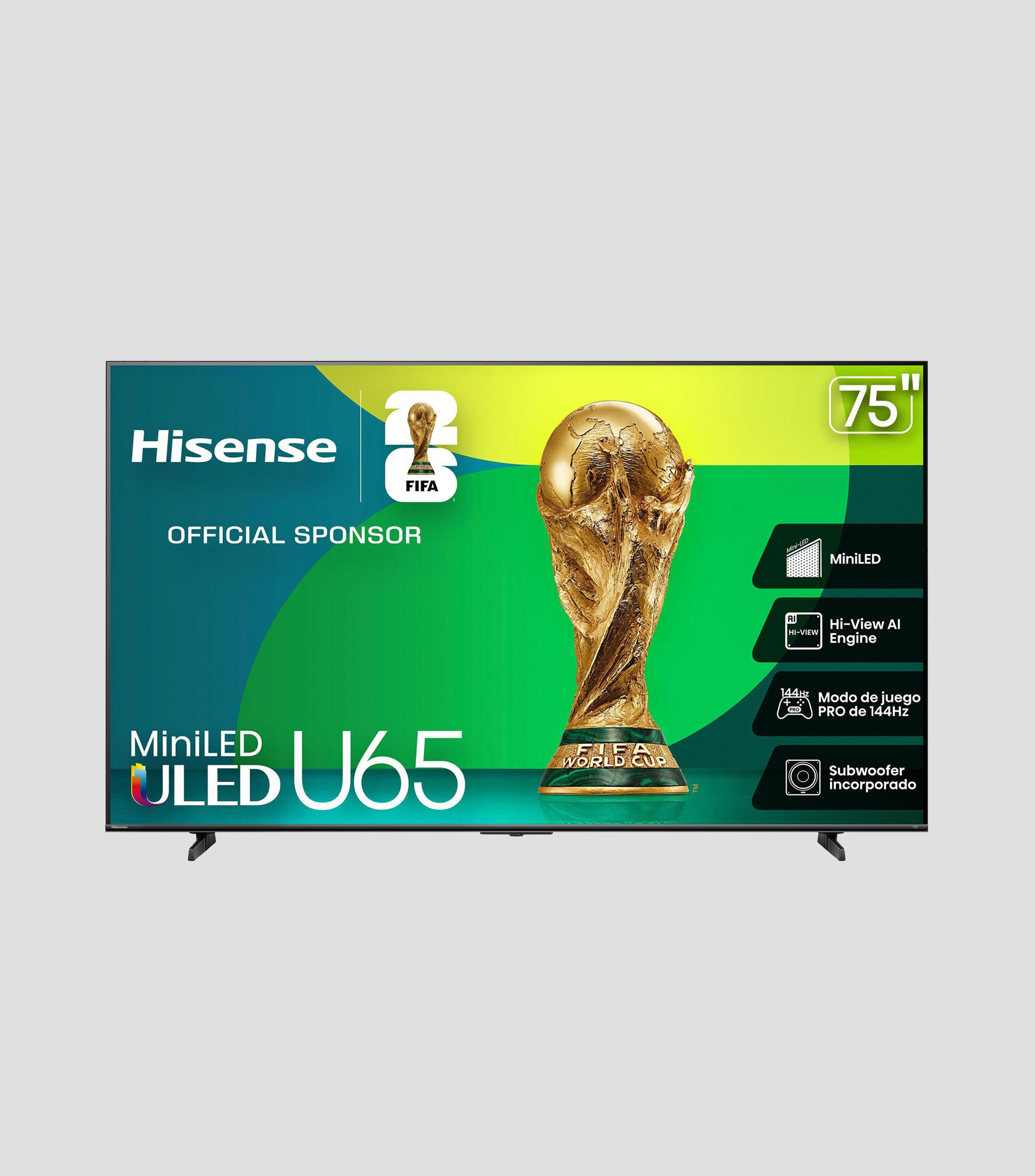 Pantalla 75 Pulgadas Plana ULED Mini-LED 75U65QFM