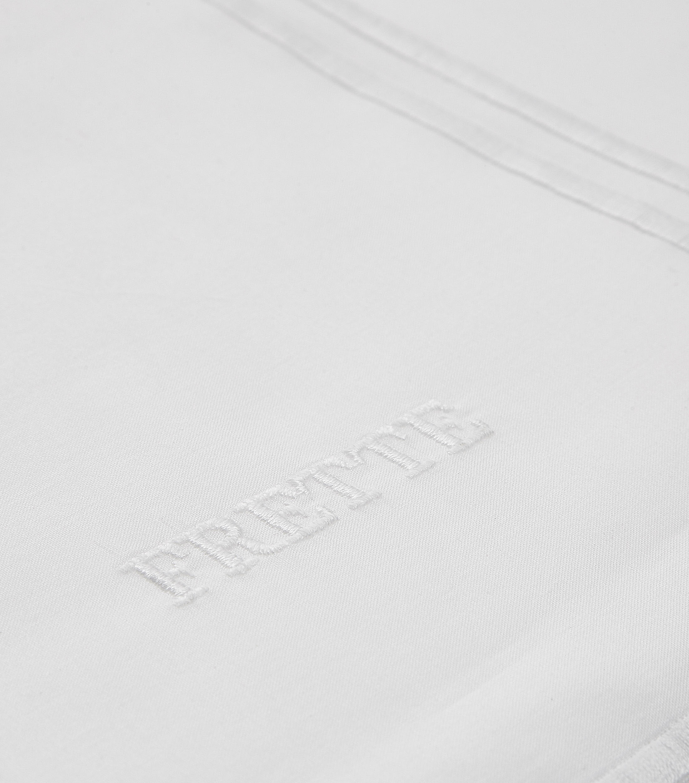 Funda para Duvet queen size en algodon Hotel Bourd blanco con gris