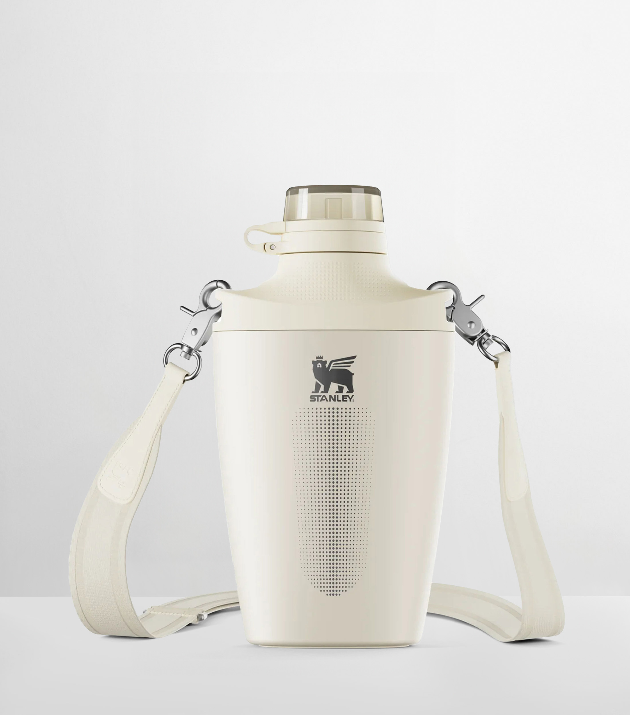Termo Stanley Cross Bottle Crema en Acero Inoxidable, 680 ml