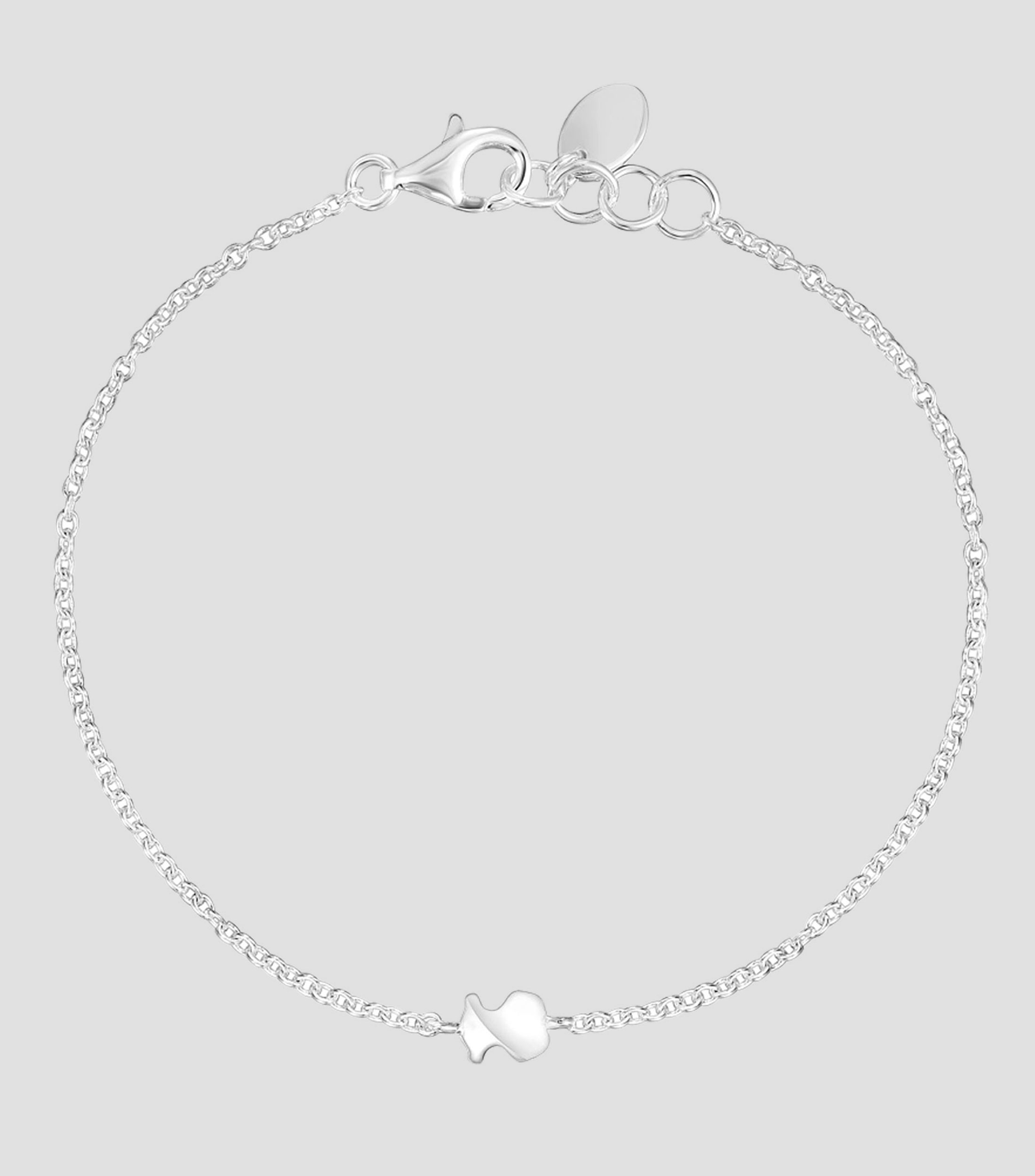 Set 2 pulseras en plata Mujer