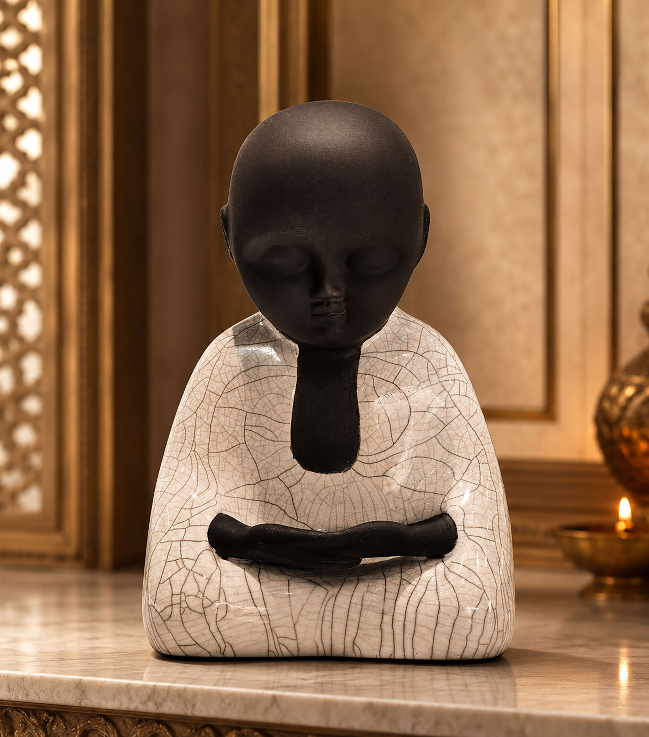 Figura decorativa Baby Buda Raku