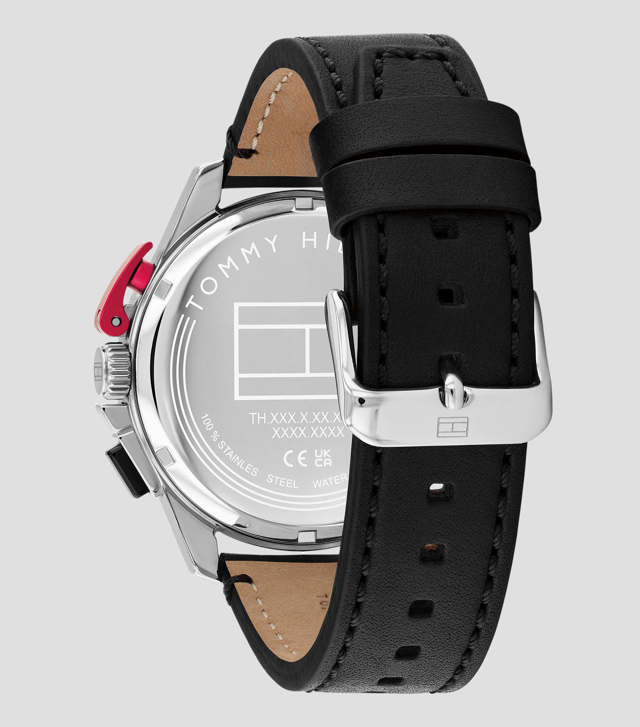 Reloj para Hombre Bank Casual Negro, Plateado