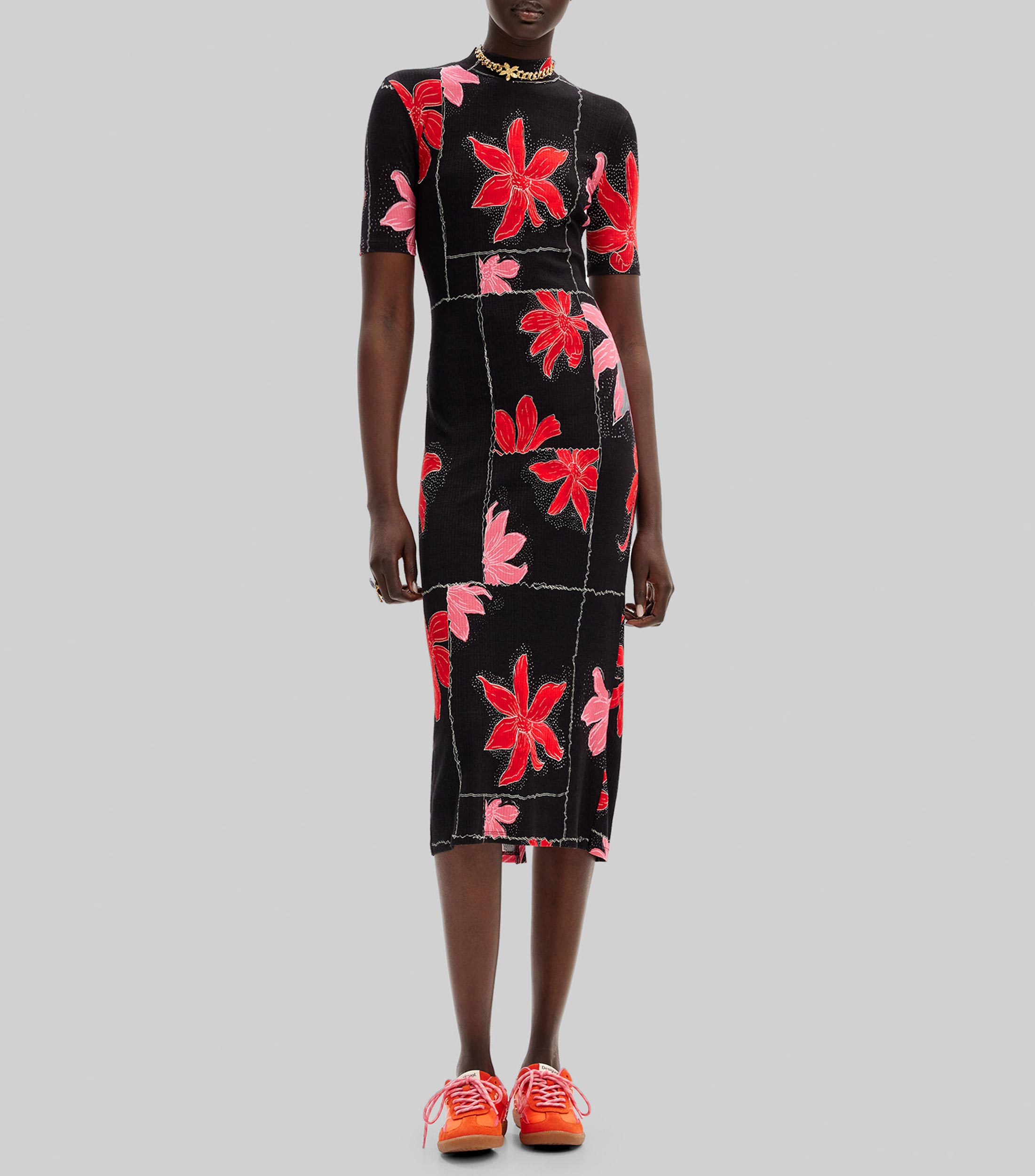 Jupe courte - Gaono – ensemble élégant en Satin 56VQ Rouge - Prêt-à-Porter