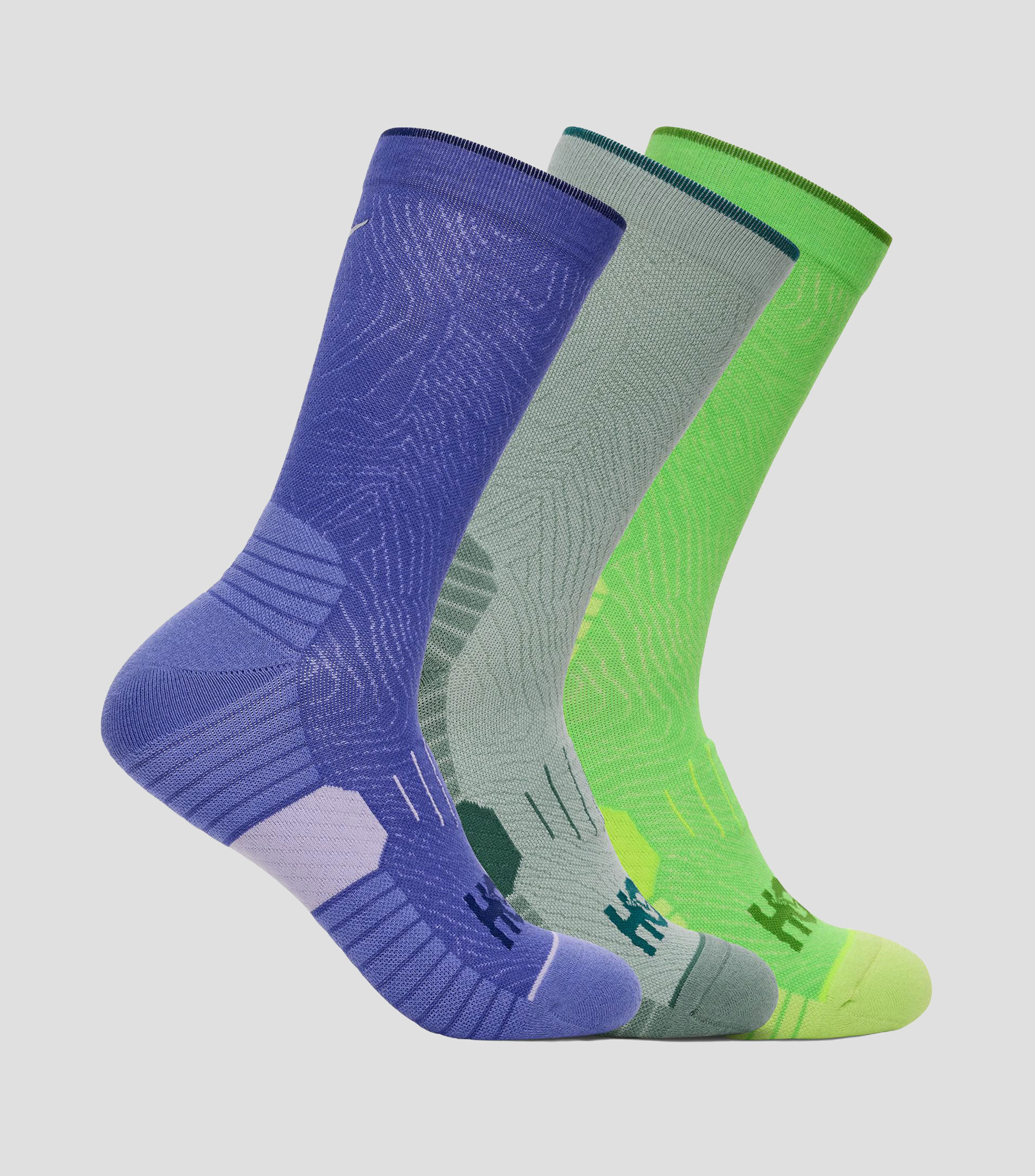 Set 3 calcetines deportivos liso Run Sock Unisex