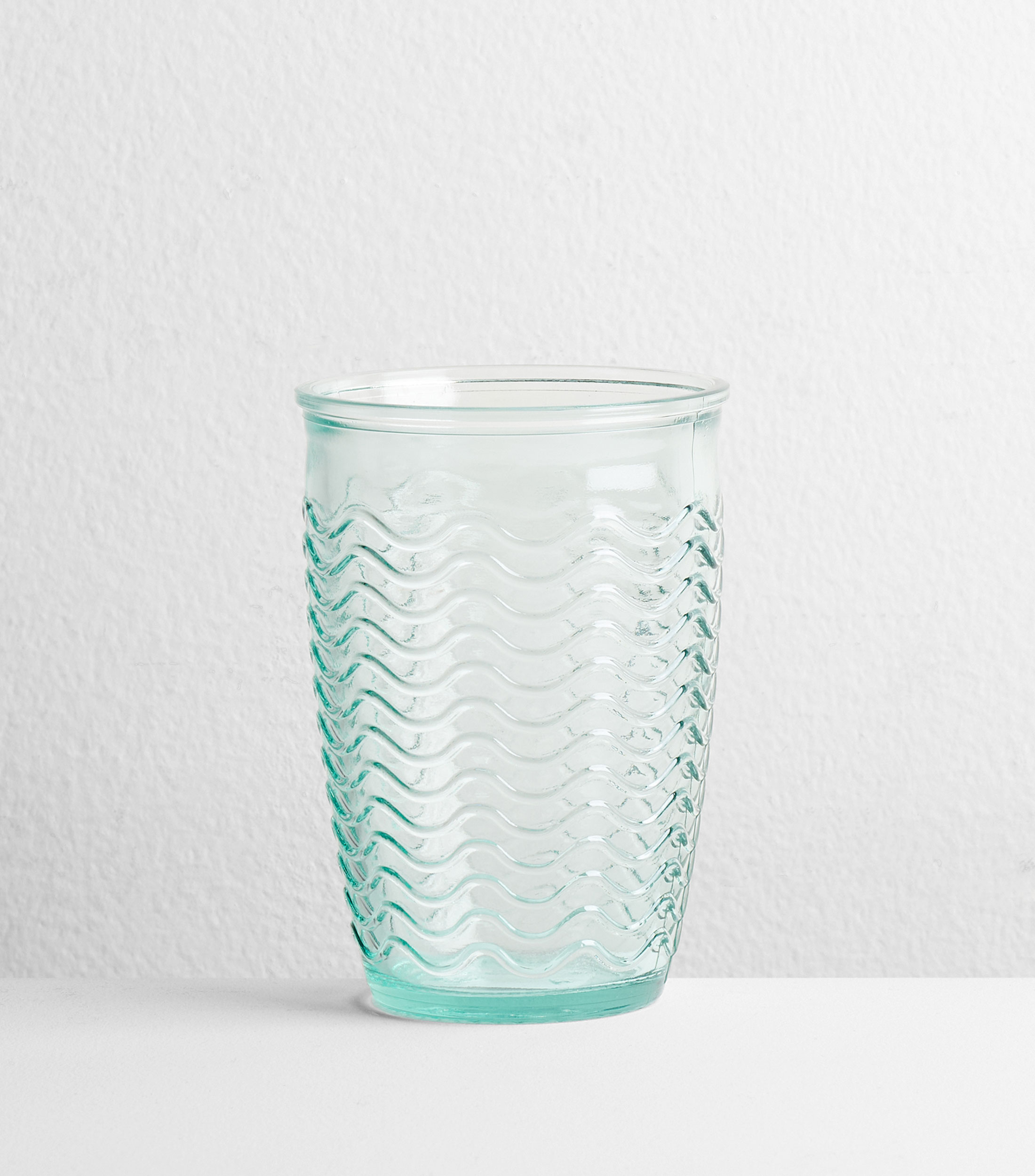 Vaso Wave de cristal