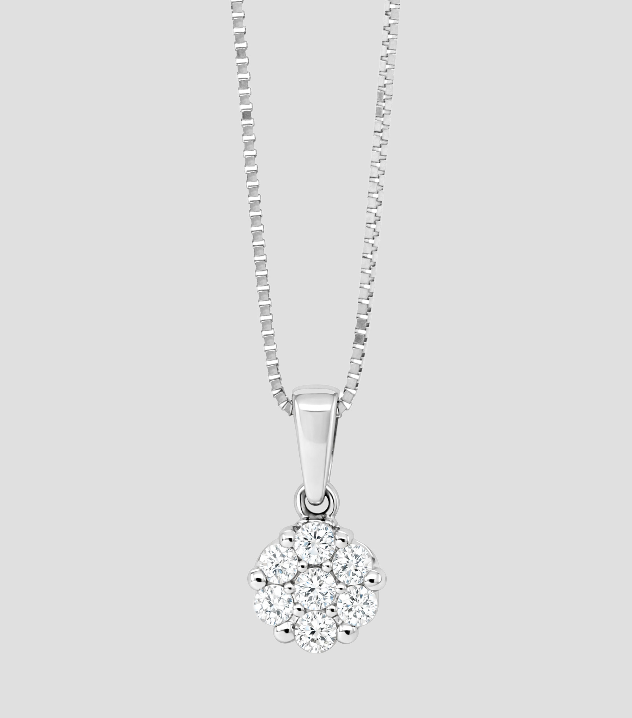 Dije en Oro blanco de 14 Kilates Mujer