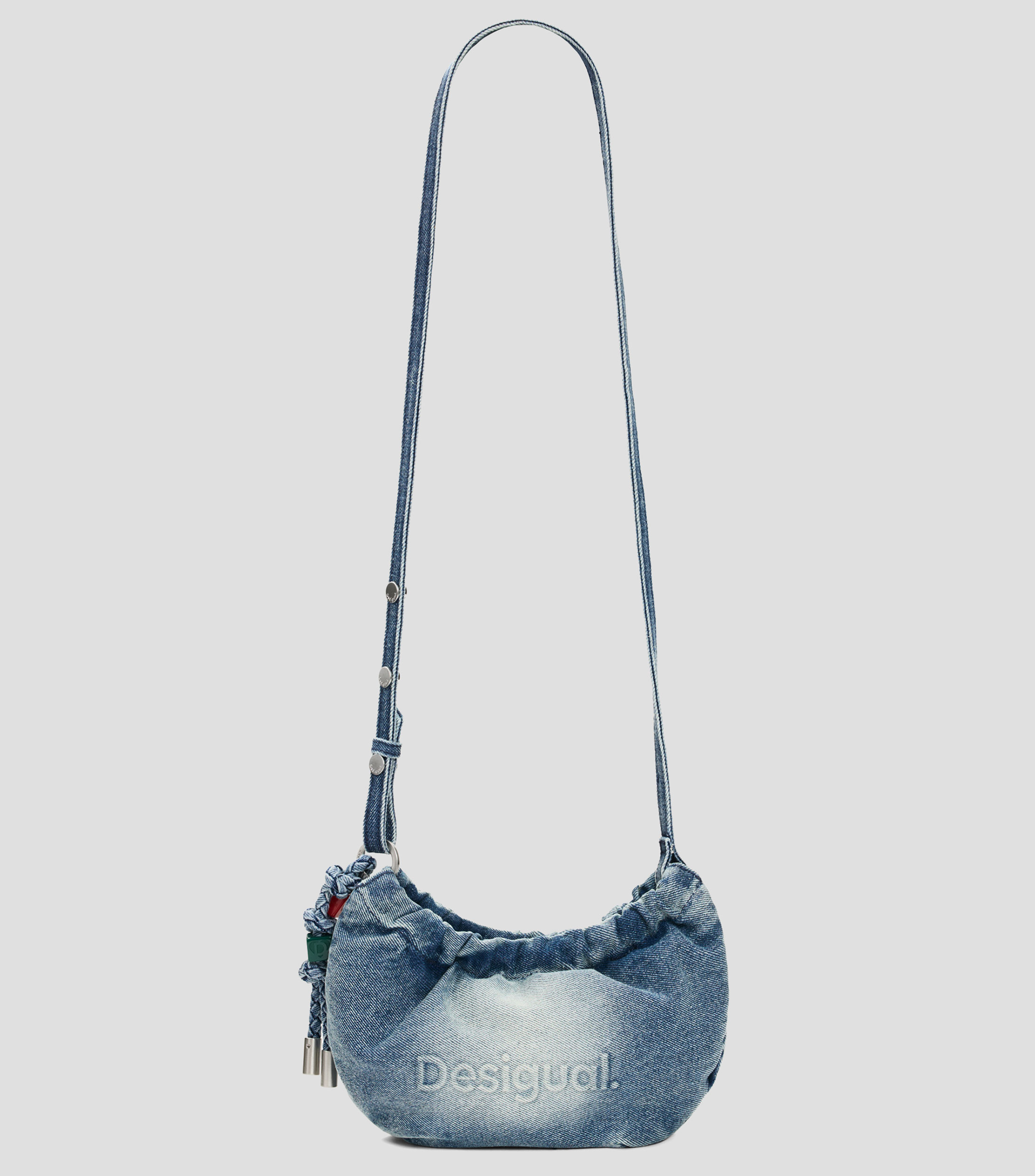 Bolsa crossbody jaspeada Mujer