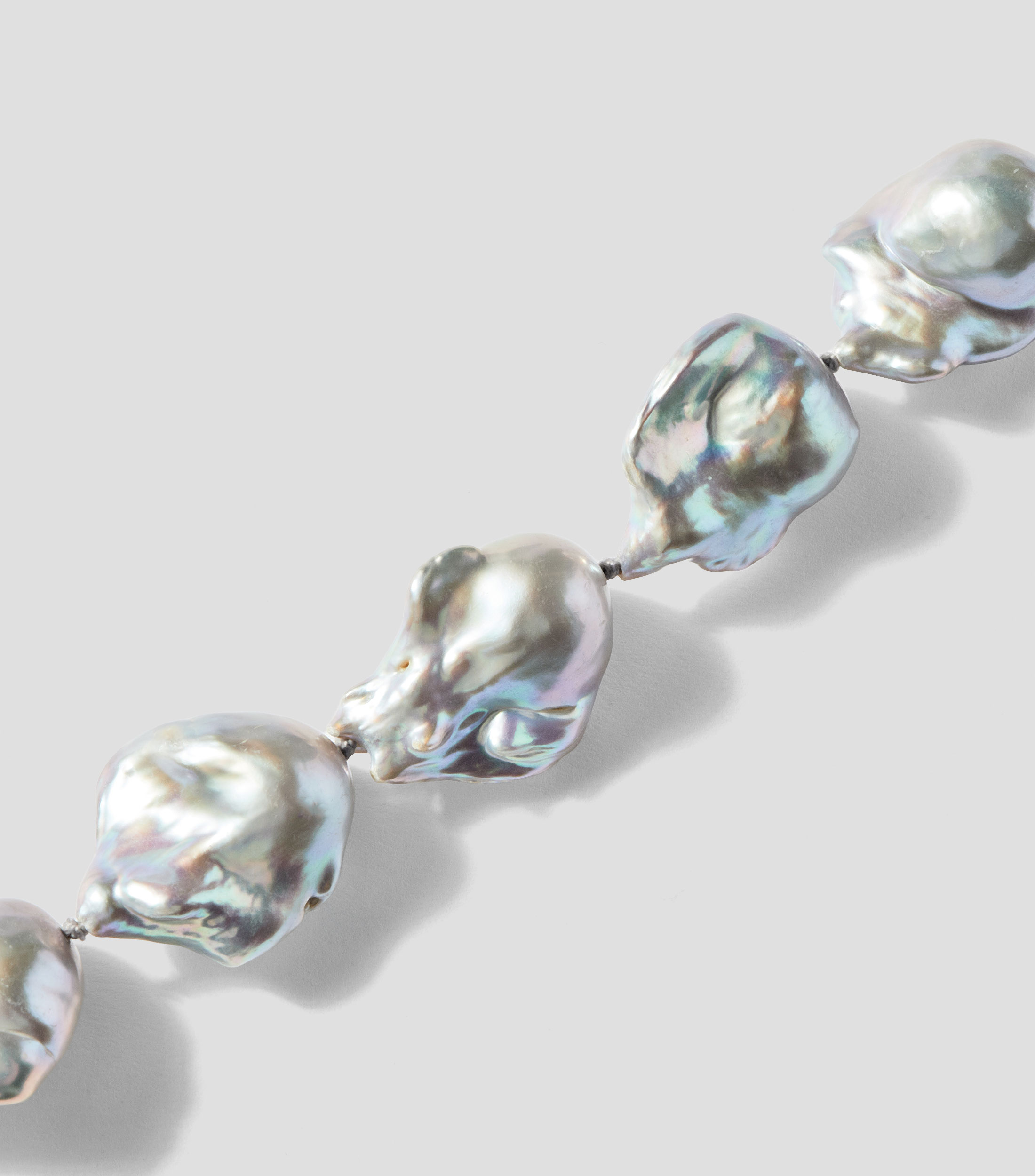 Collar de perlas barrocas Mujer
