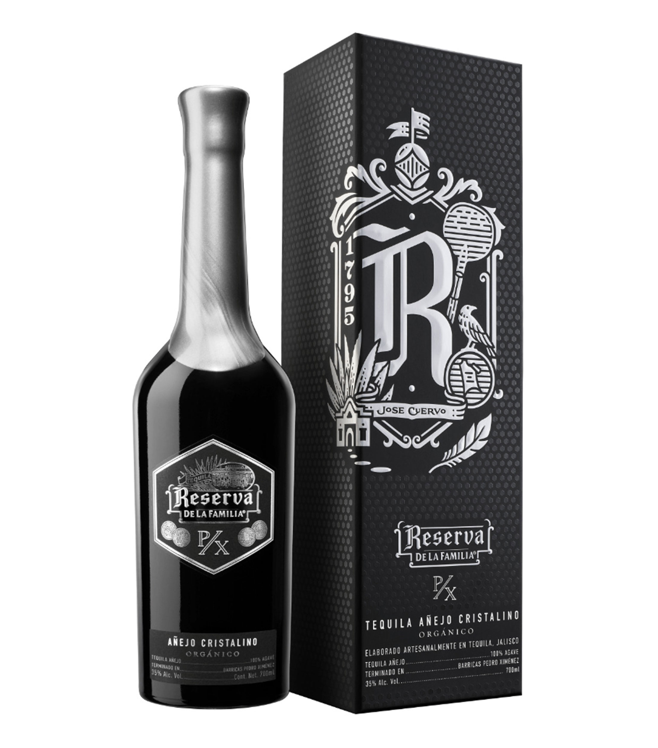 Tequila añejo cristalino Reserva de la Familia Cristalino Orgánico, 700 ml