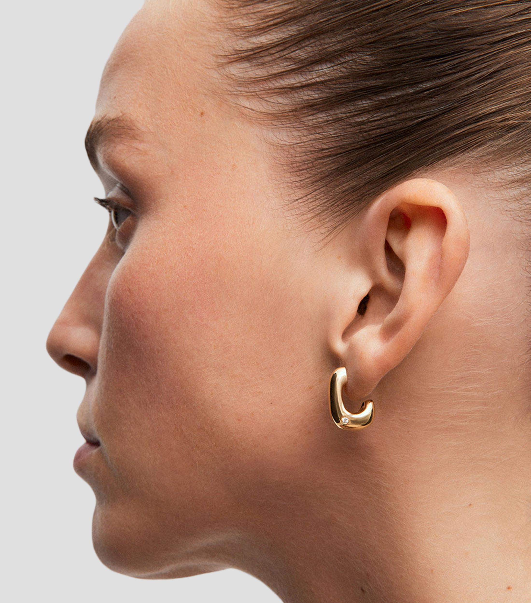 Pendientes en Oro de 18 Kilates Mujer