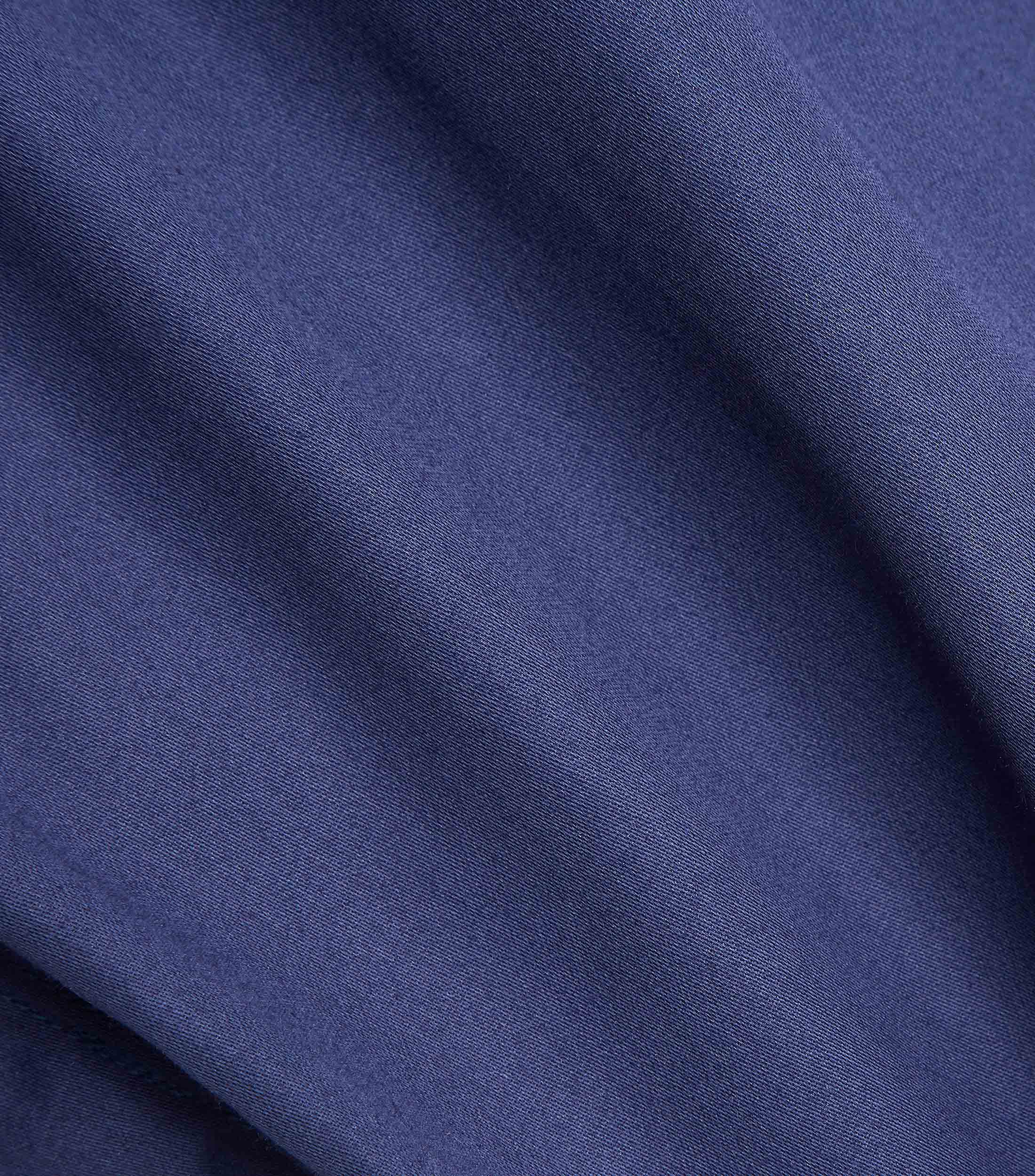 Funda Decorativa Euro de Algodón Pireo Azul Marino