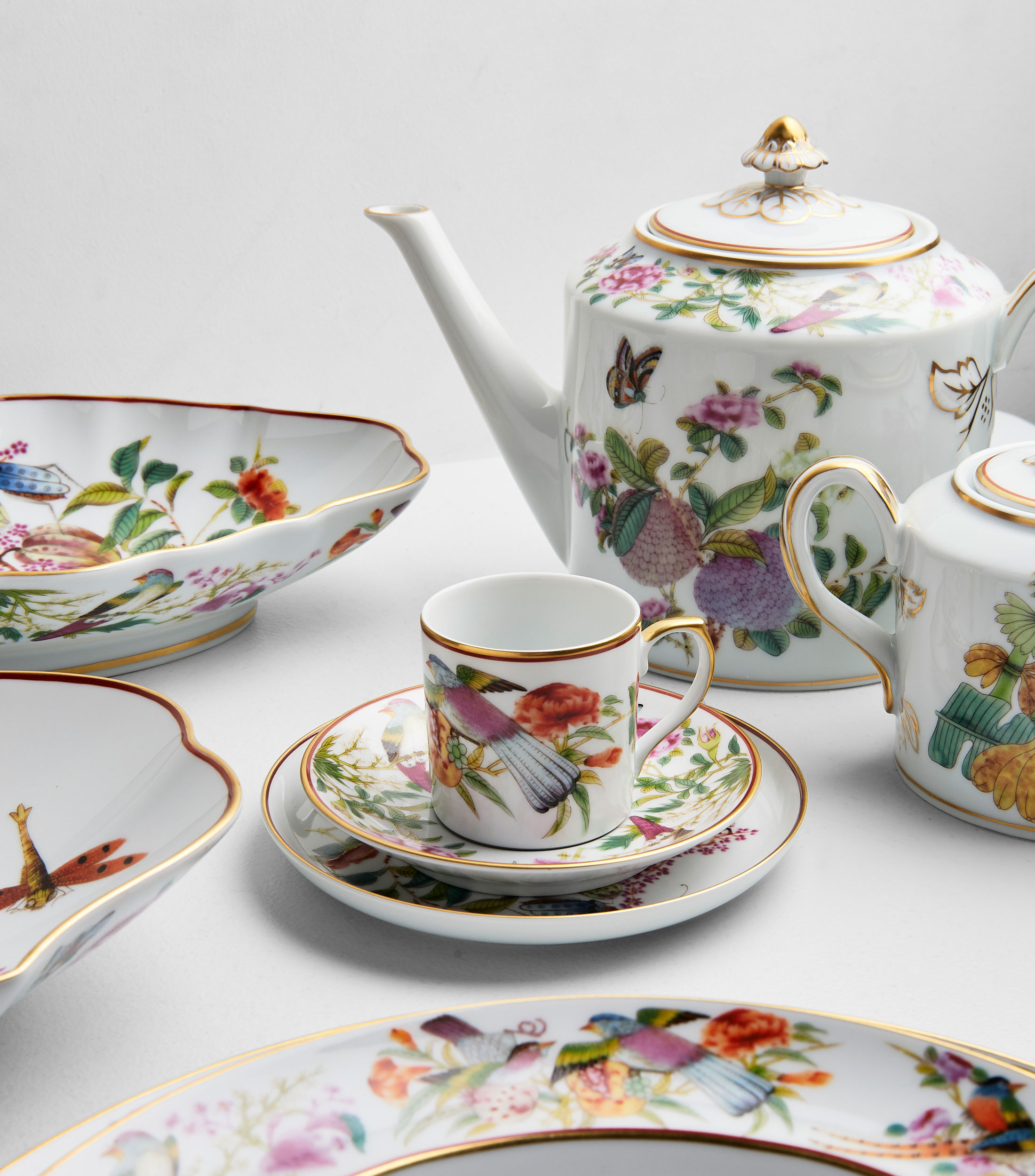 Taza para café con plato Frutas Paso Real