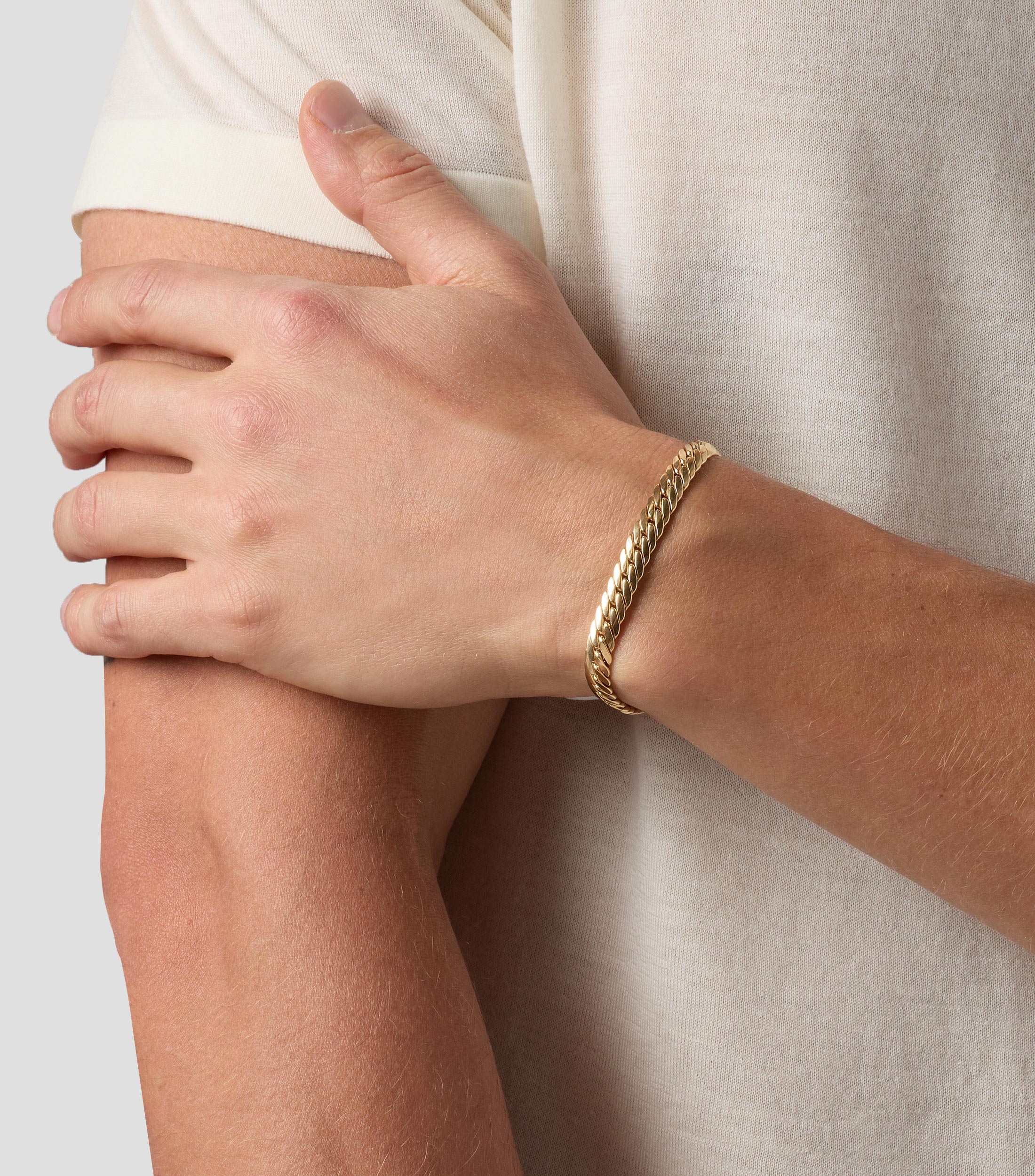 Pulsera en Oro amarillo de 14 Kilates Hombre