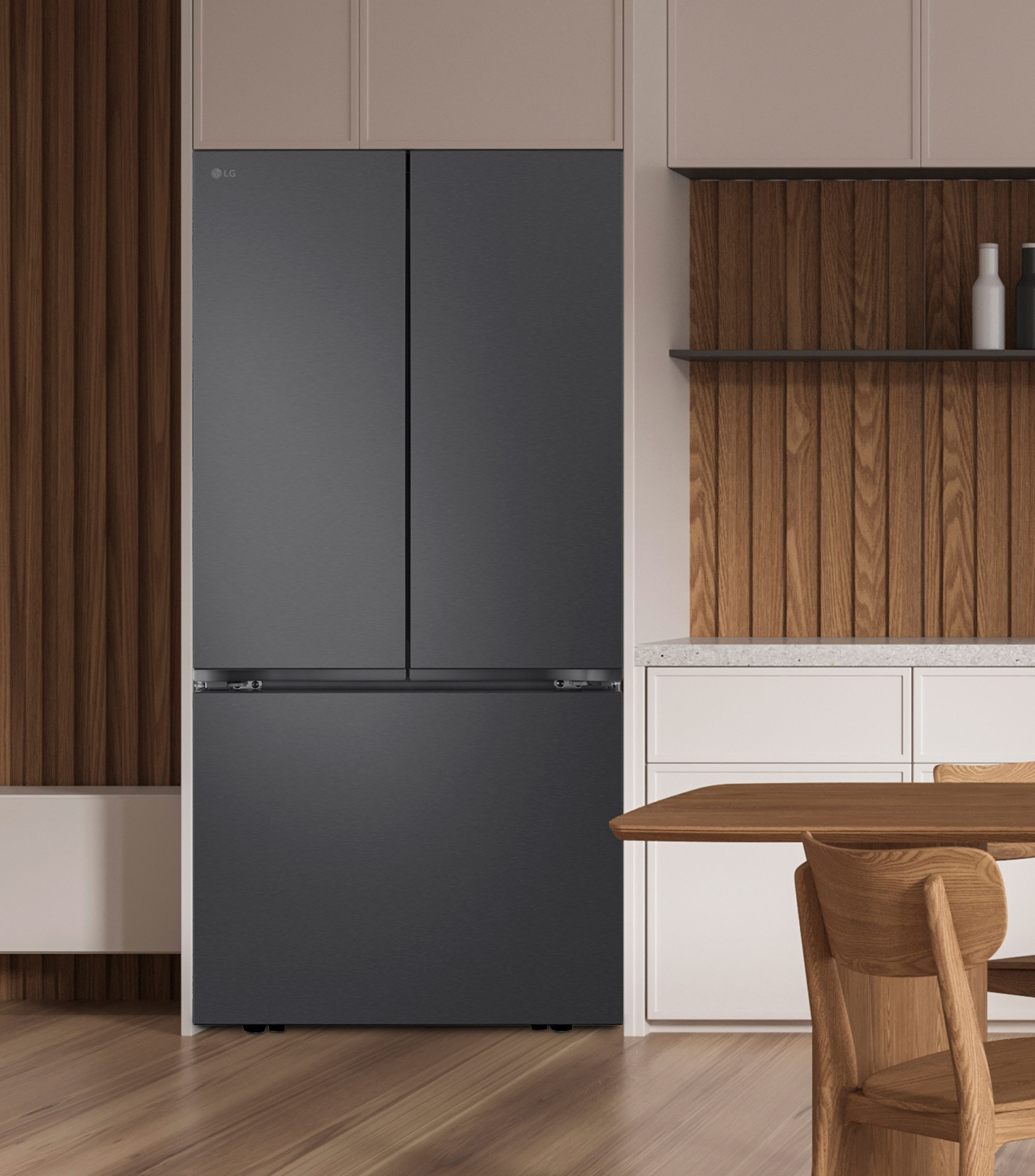 Refrigerador French Door, 25 p3 Básico negro