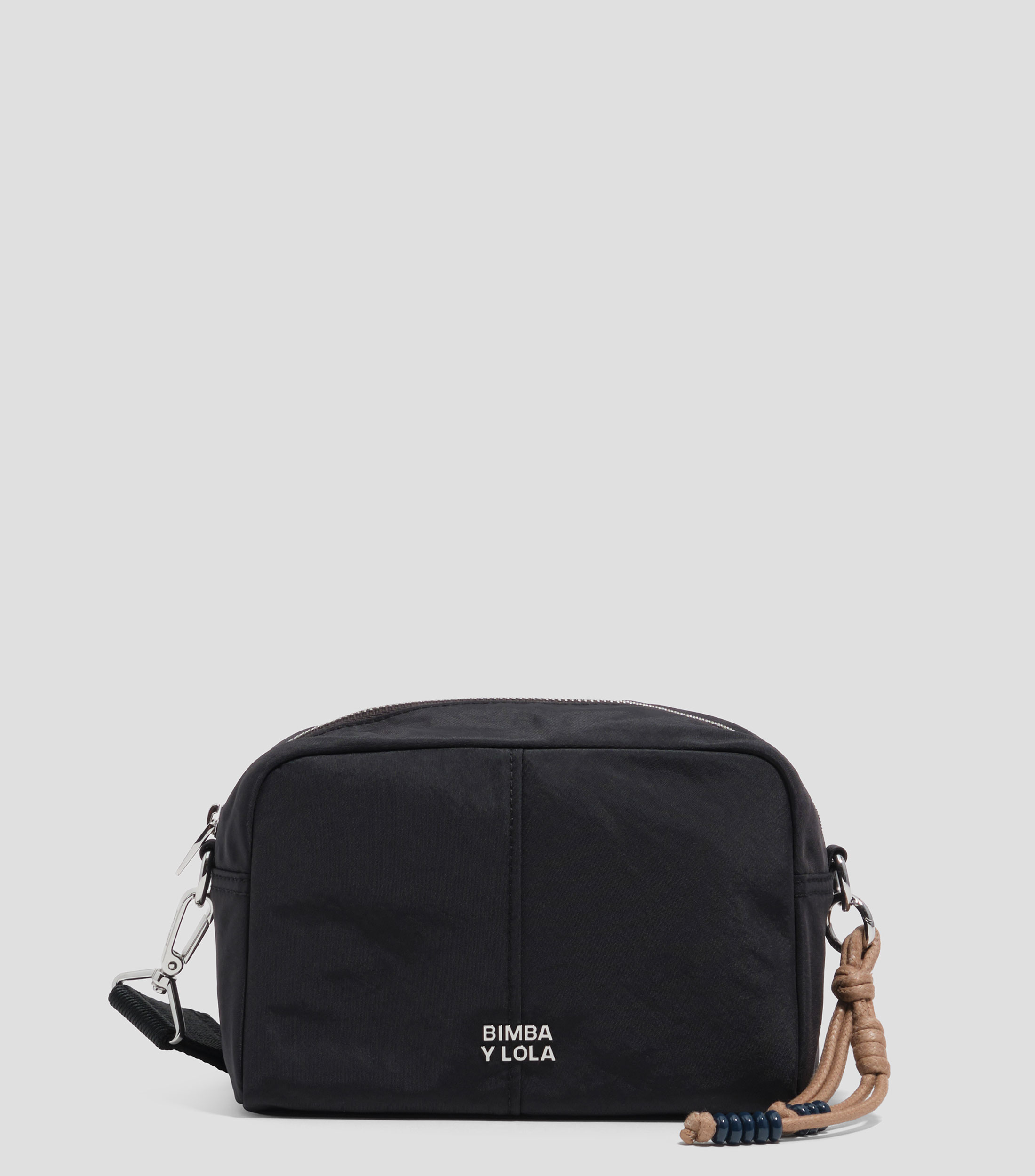 Bolsa crossbody nylon grafito Mujer