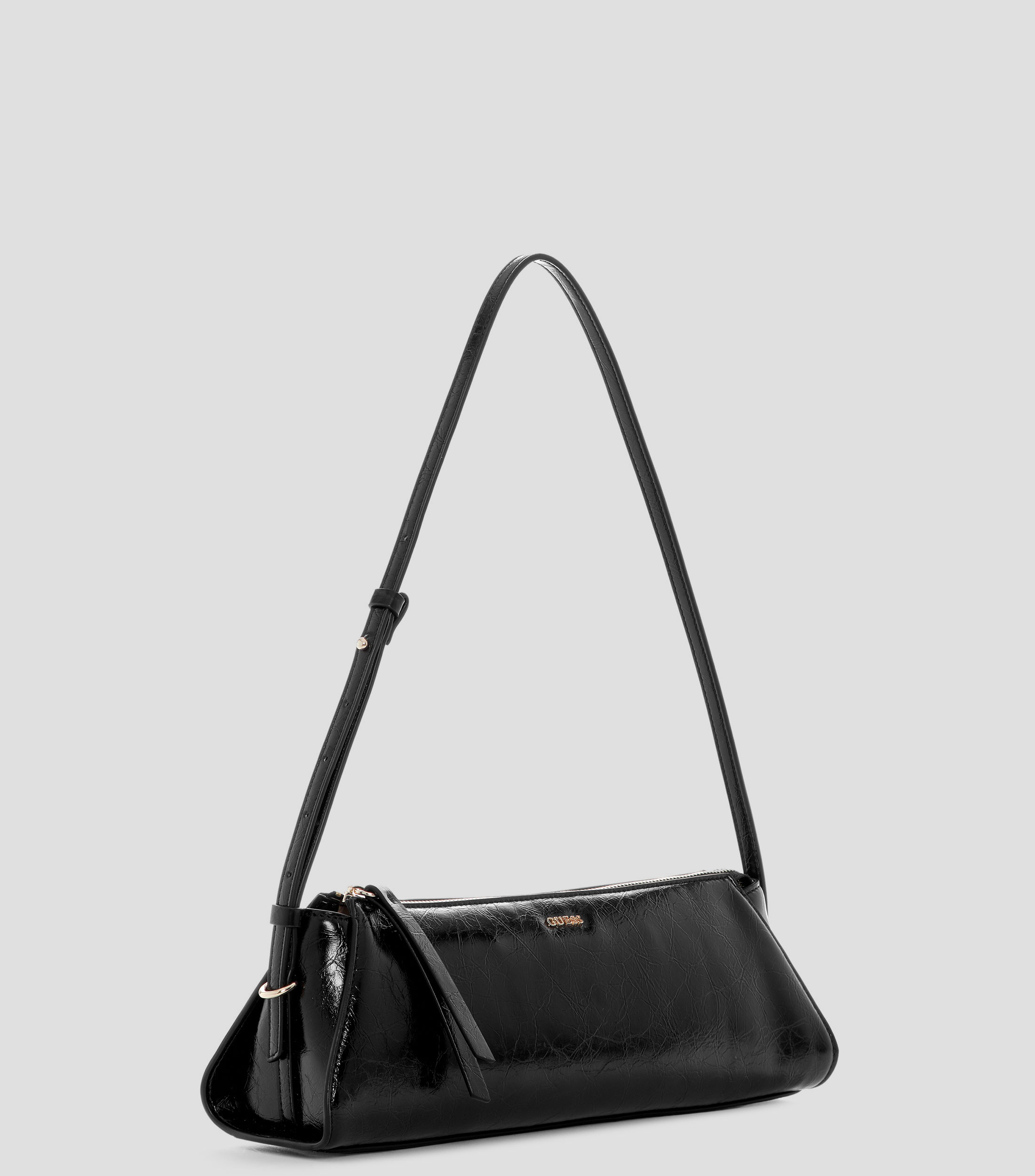 Bolsa shoulder negra sólida Mujer