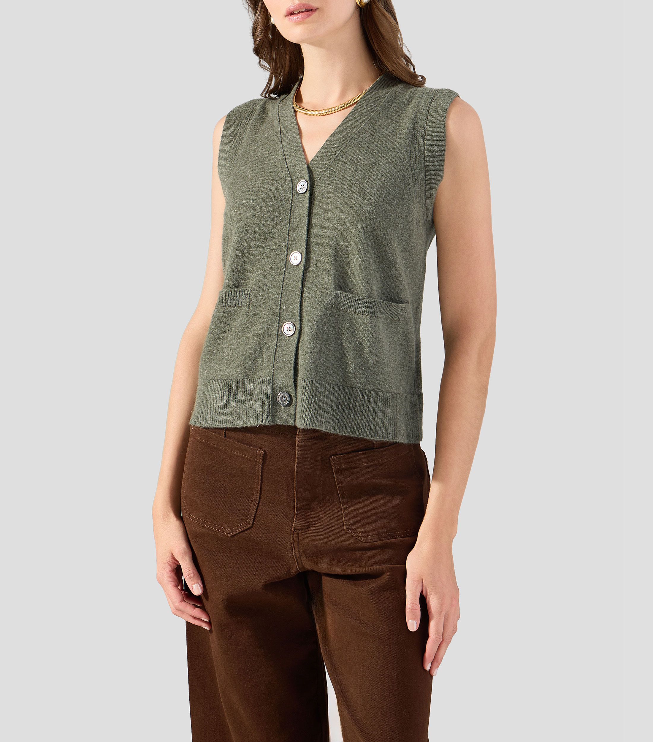 Chaleco Cashmere Mujer