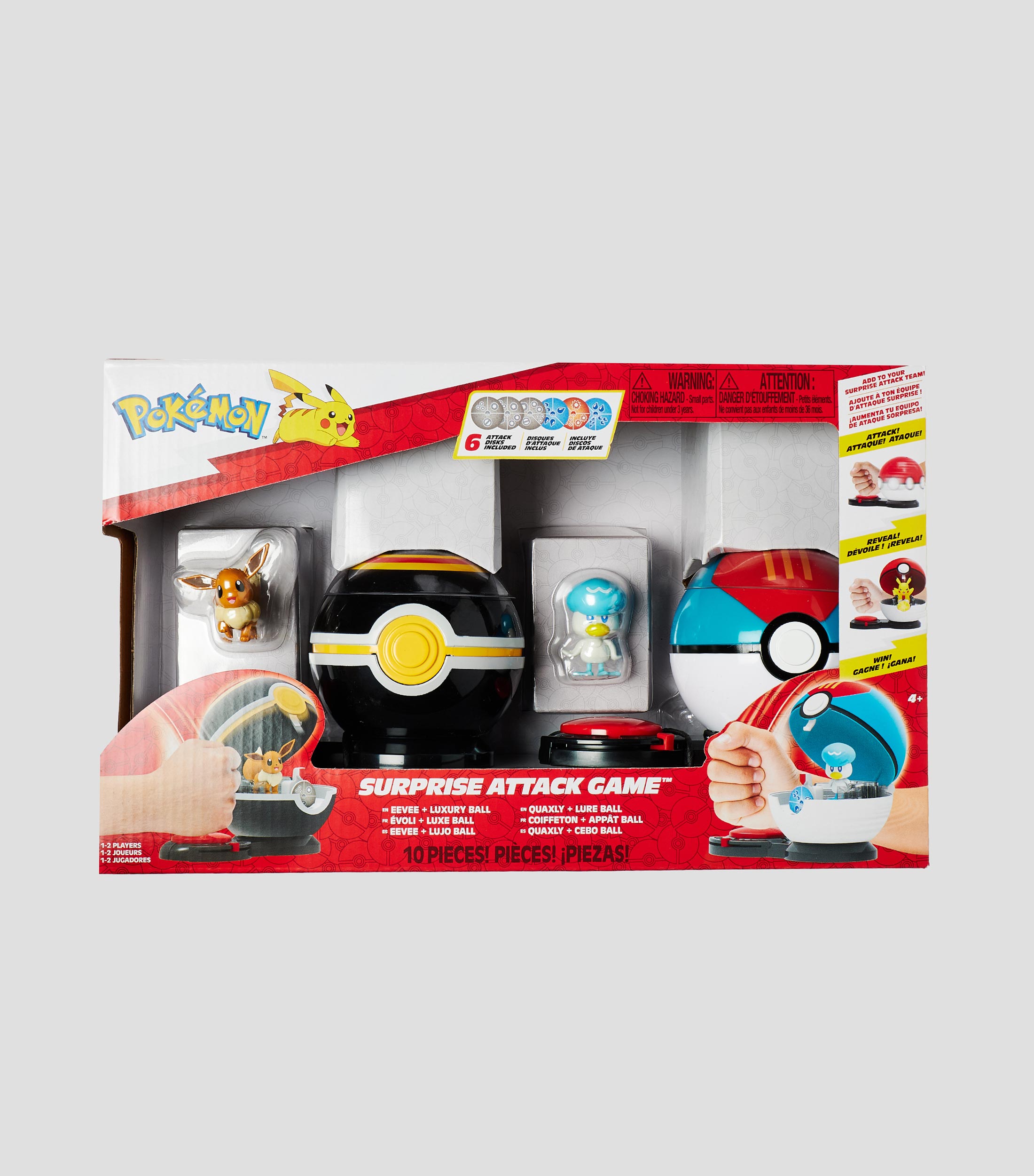 Figuras de Acción Pokémon Surprise Attack Game