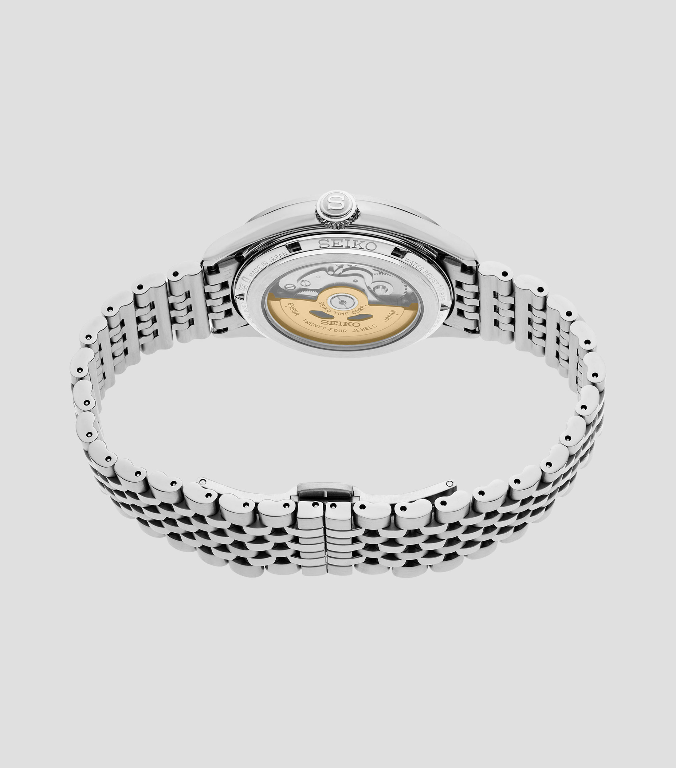 Reloj para Hombre Presage Luxe De Vestir Marfil, Plateado