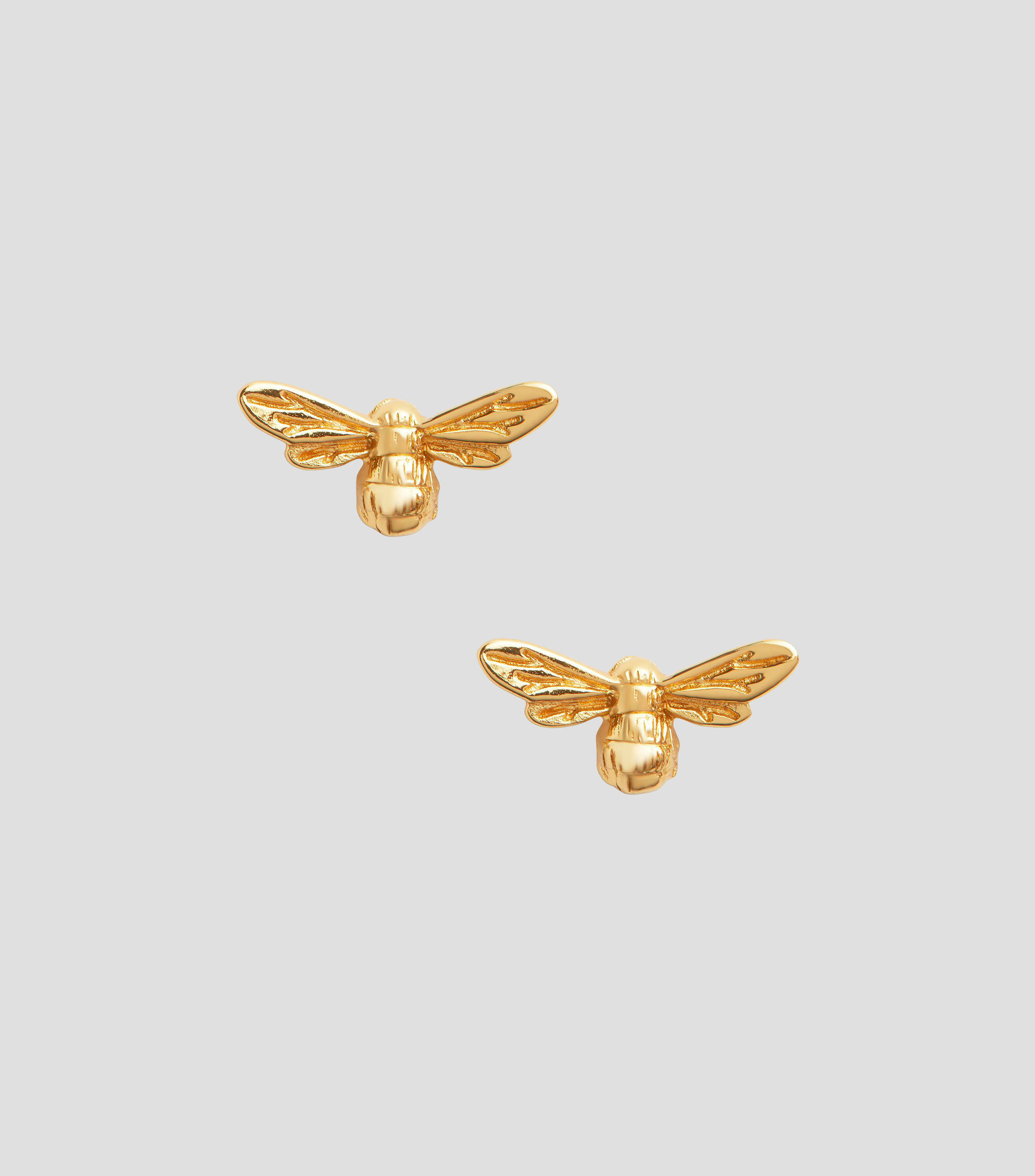 Aretes abeja en Plata Lucky Bee Mujer