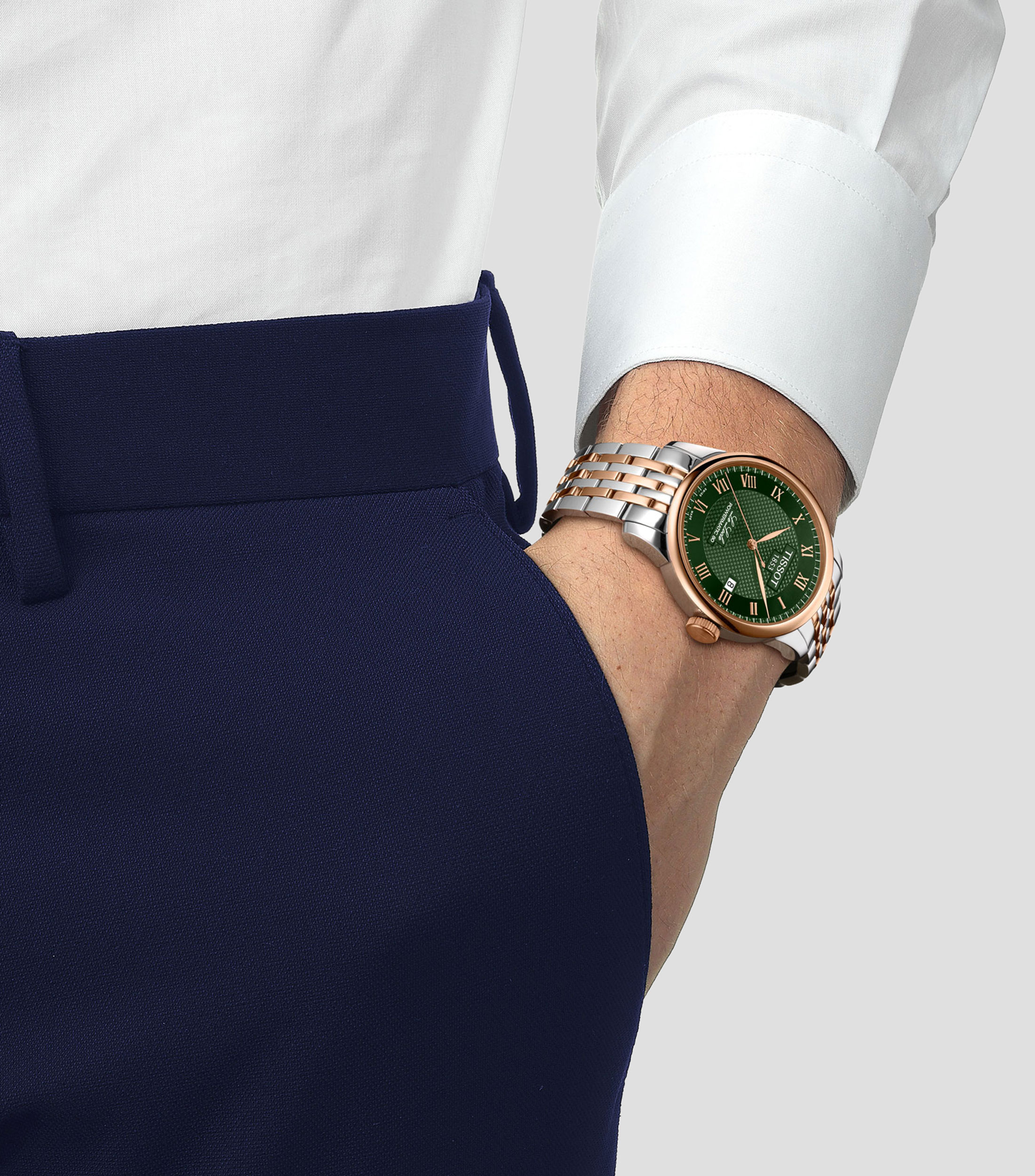 Reloj para hombre Le Locle casual, plateado