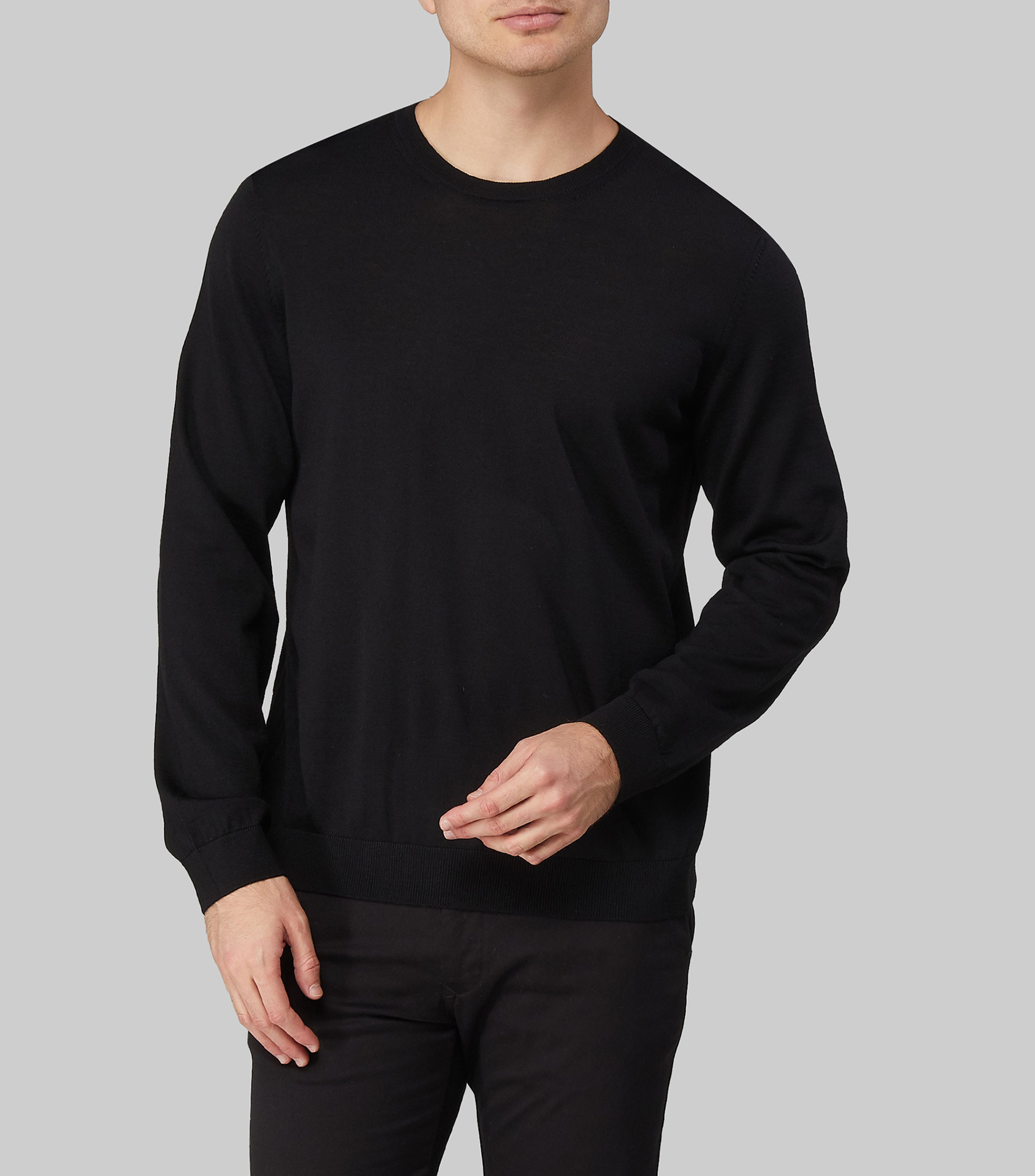 Suéter cuello redondo Hombre
