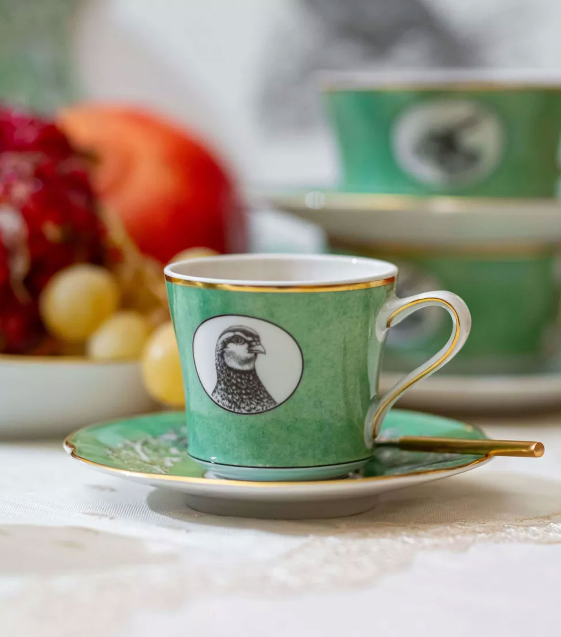 Terno para café Casa de Alba pintado