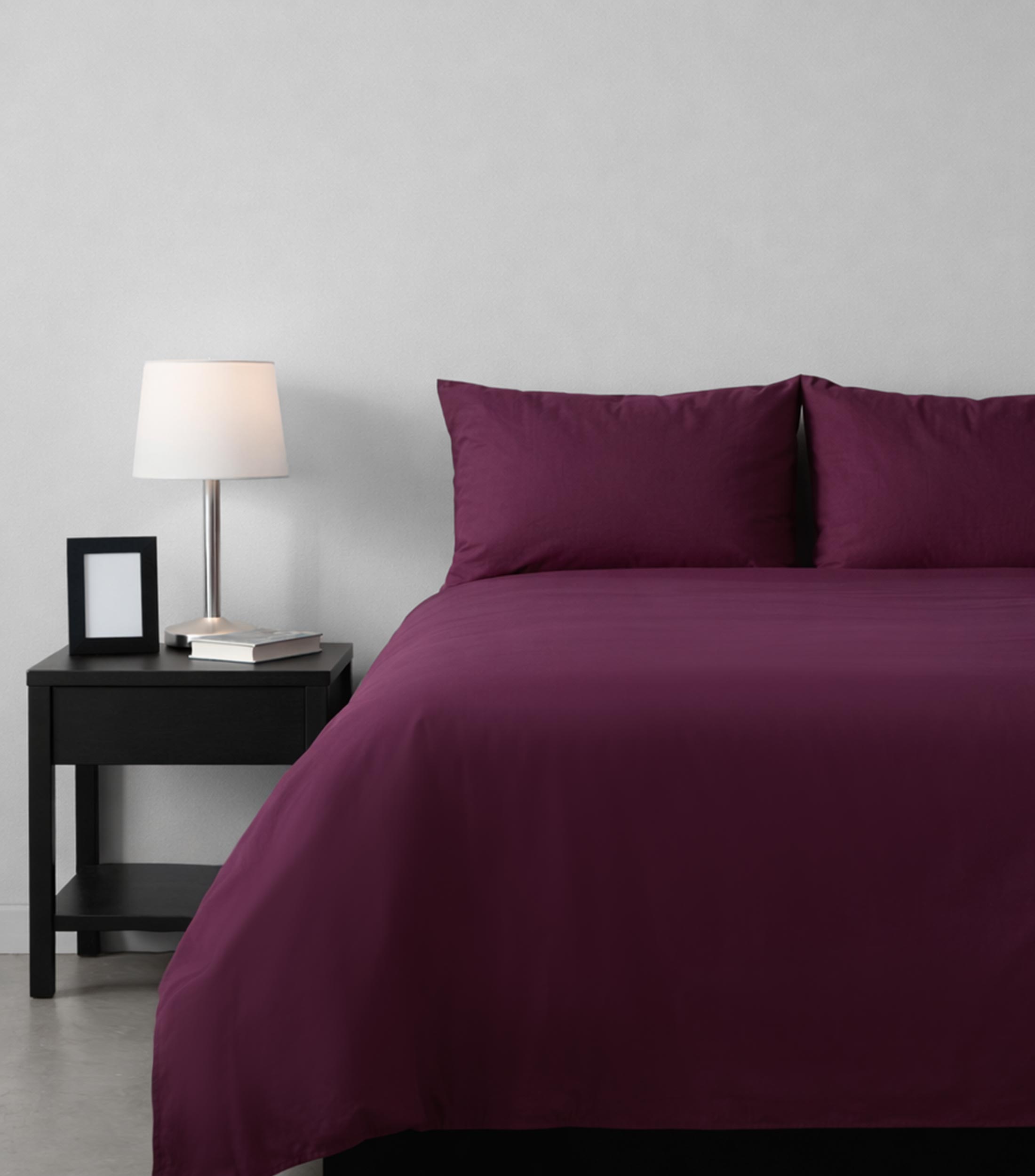 Juego de Funda para Duvet King Size de Algodón Purple